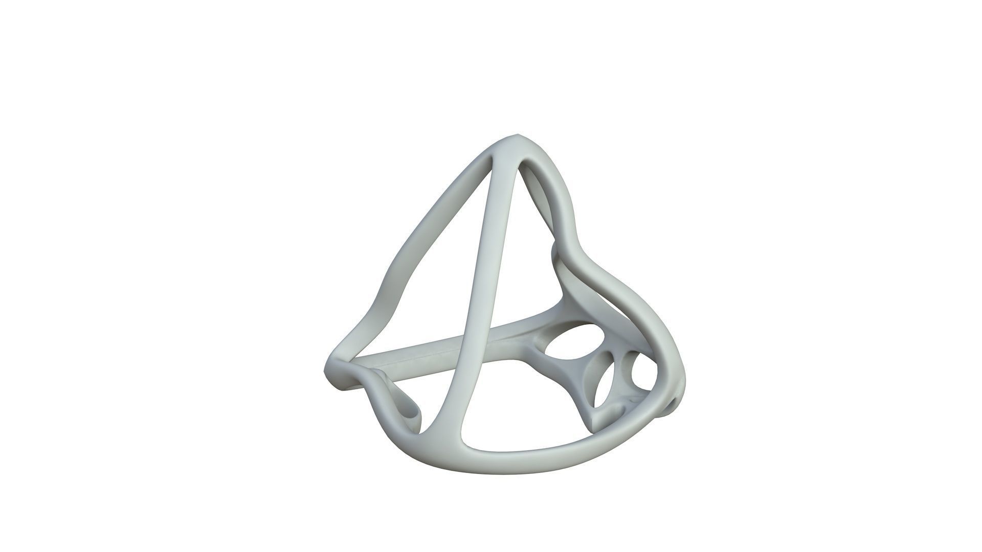 SciFi Cube Object No 61996 Low Poly Shape Low-poly 3D model_3