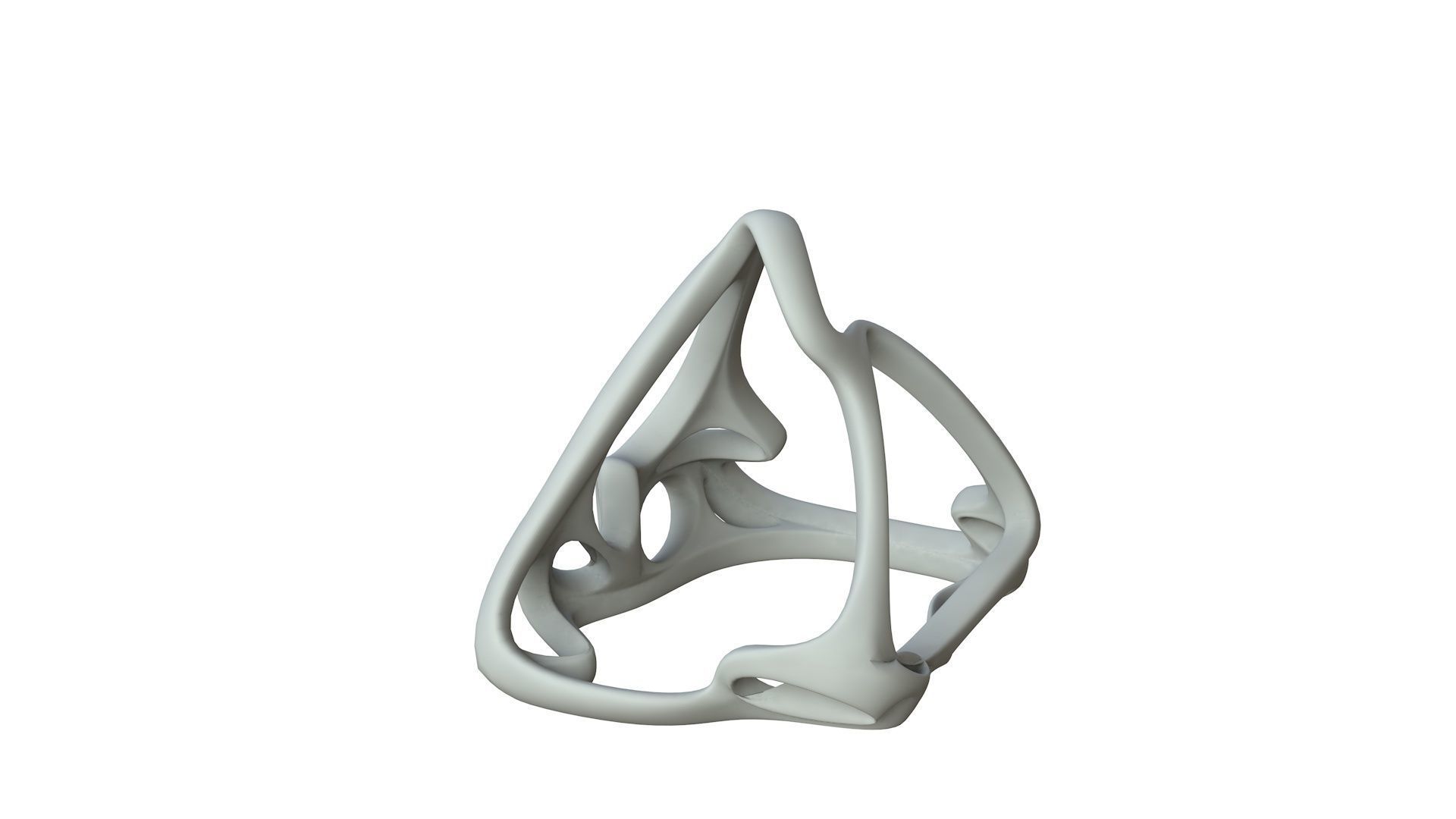 SciFi Cube Object No 61939 Low Poly Shape Low-poly 3D model_1