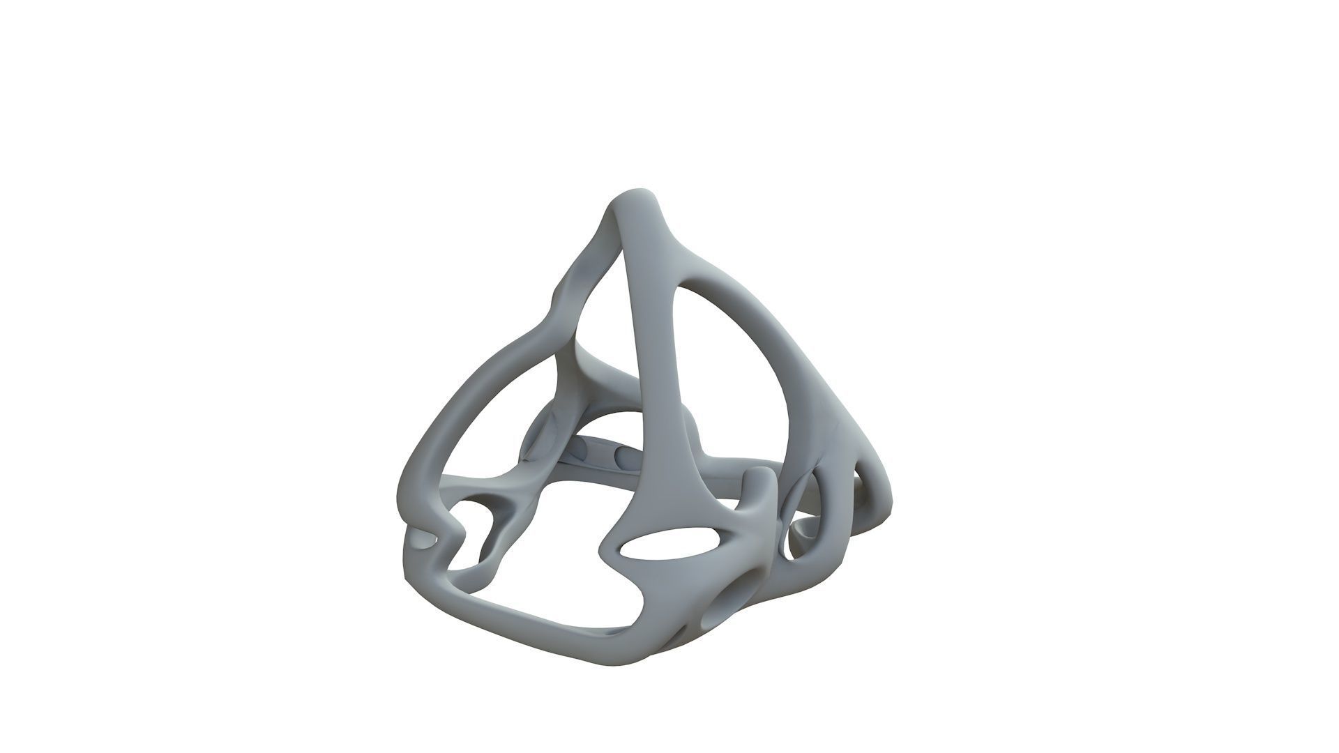 SciFi Cube Object No 61939 Low Poly Shape Low-poly 3D model_9