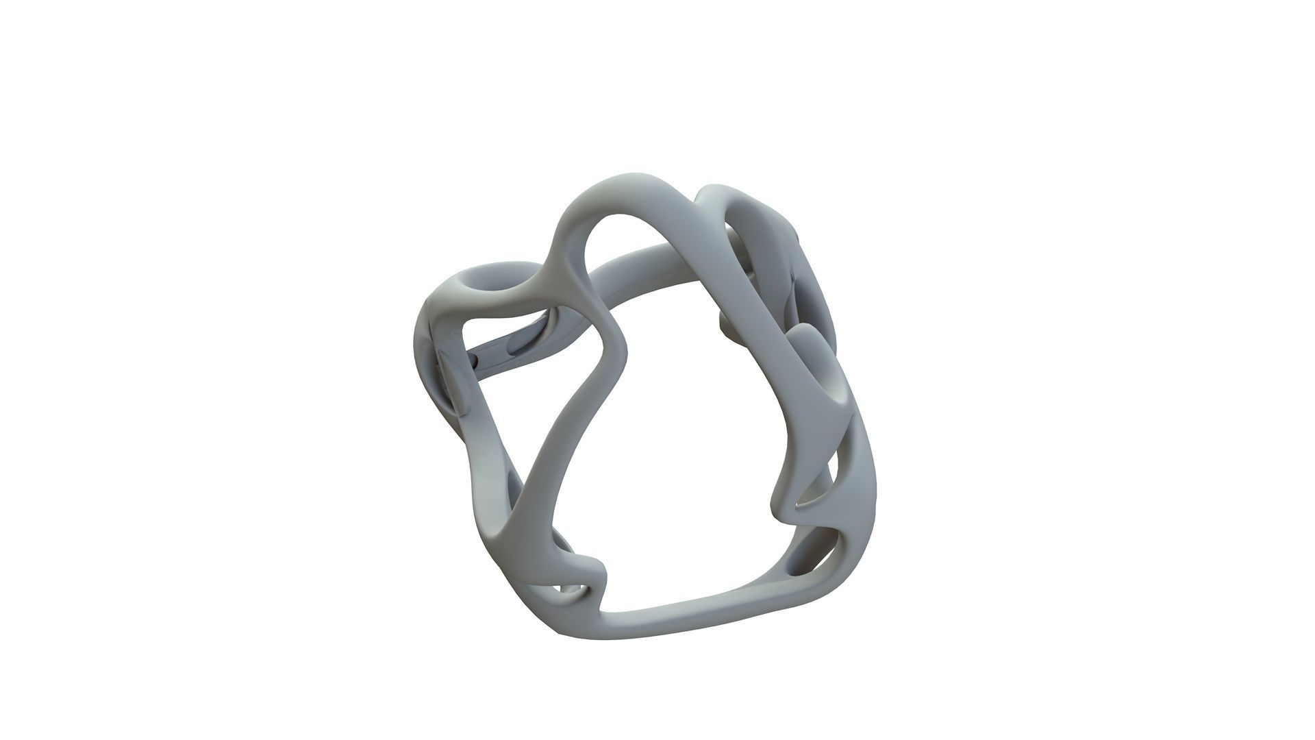 SciFi Cube Object No 61939 Low Poly Shape Low-poly 3D model_15