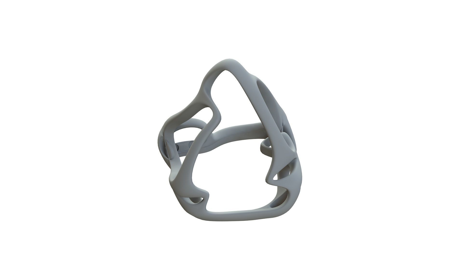 SciFi Cube Object No 61939 Low Poly Shape Low-poly 3D model_13