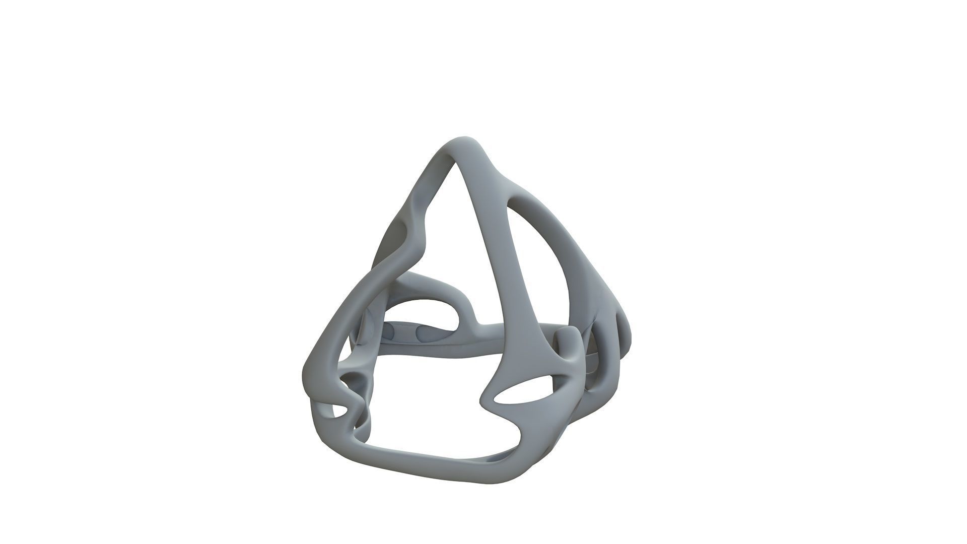 SciFi Cube Object No 61939 Low Poly Shape Low-poly 3D model_10