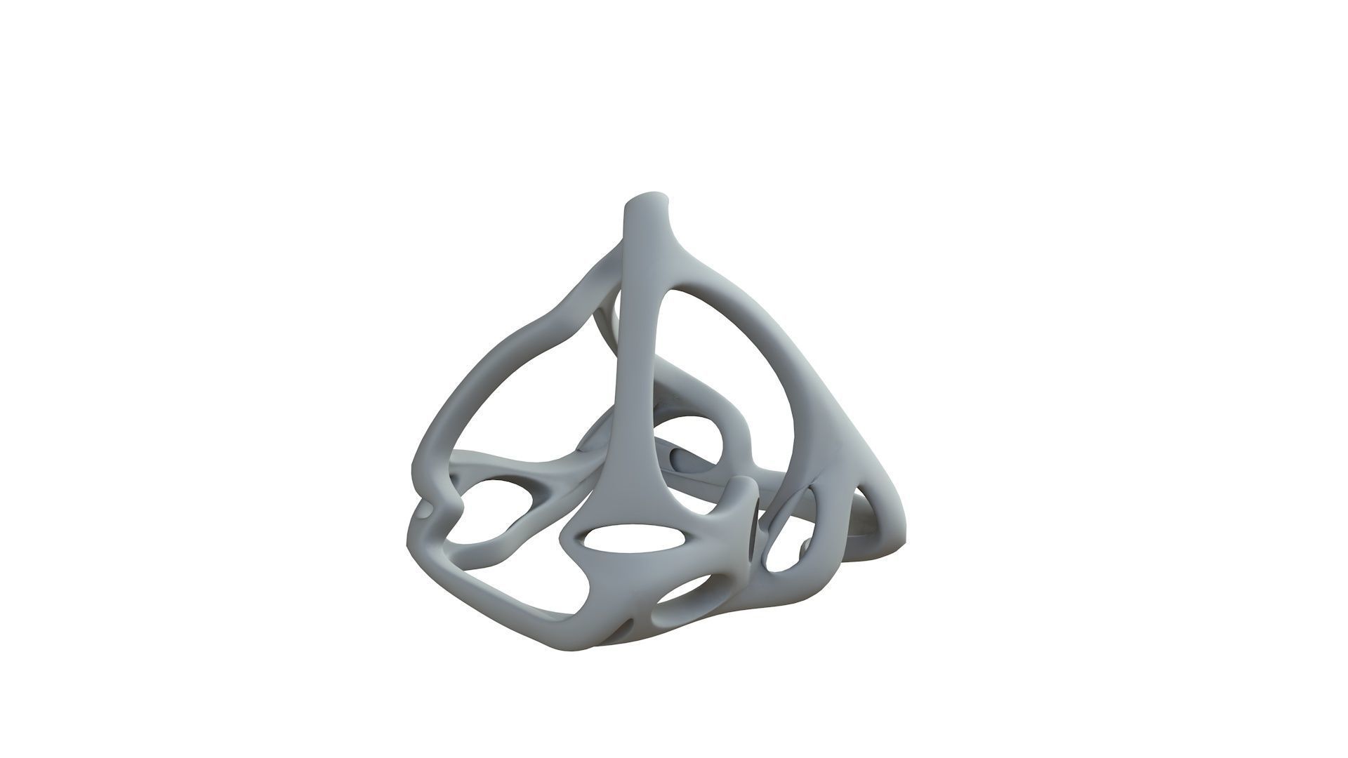 SciFi Cube Object No 61939 Low Poly Shape Low-poly 3D model_8