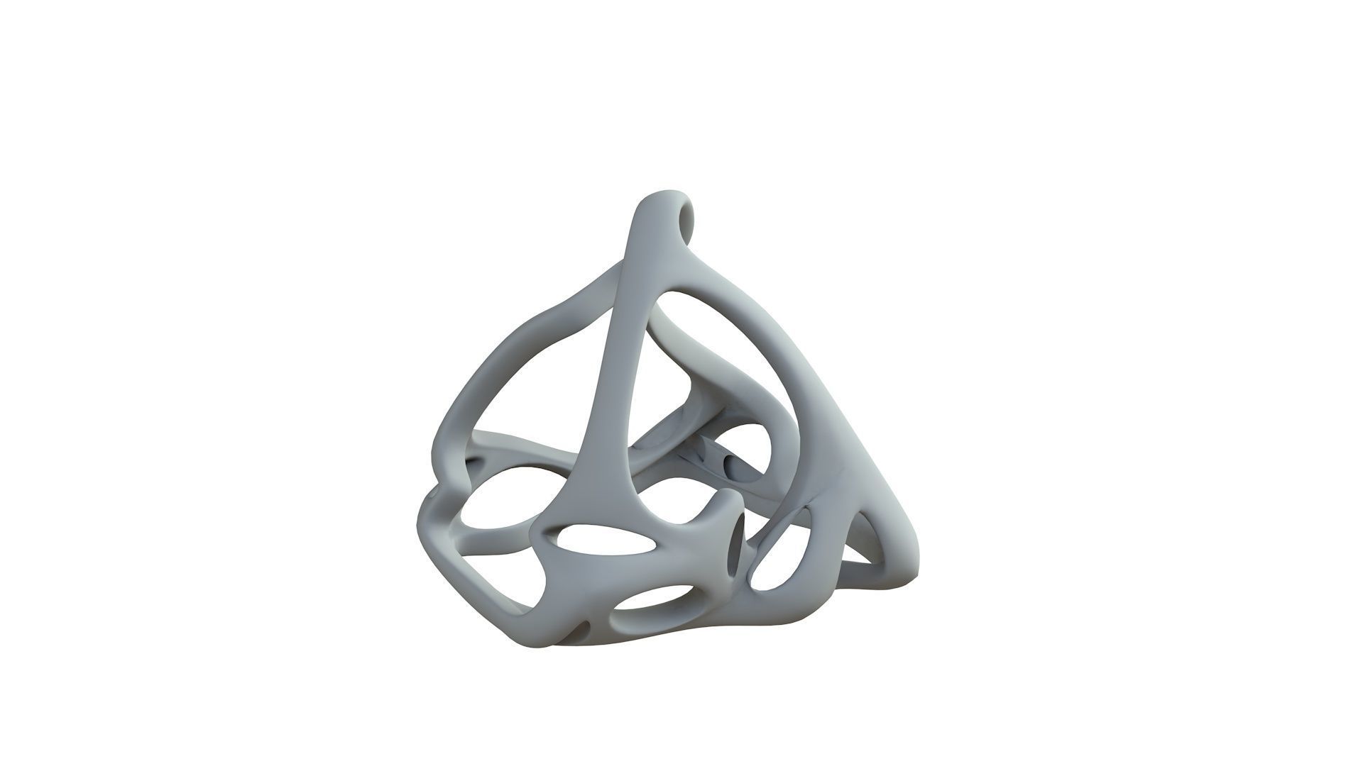 SciFi Cube Object No 61939 Low Poly Shape Low-poly 3D model_7