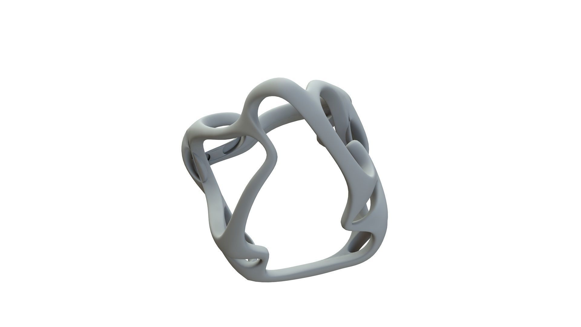 SciFi Cube Object No 61939 Low Poly Shape Low-poly 3D model_16