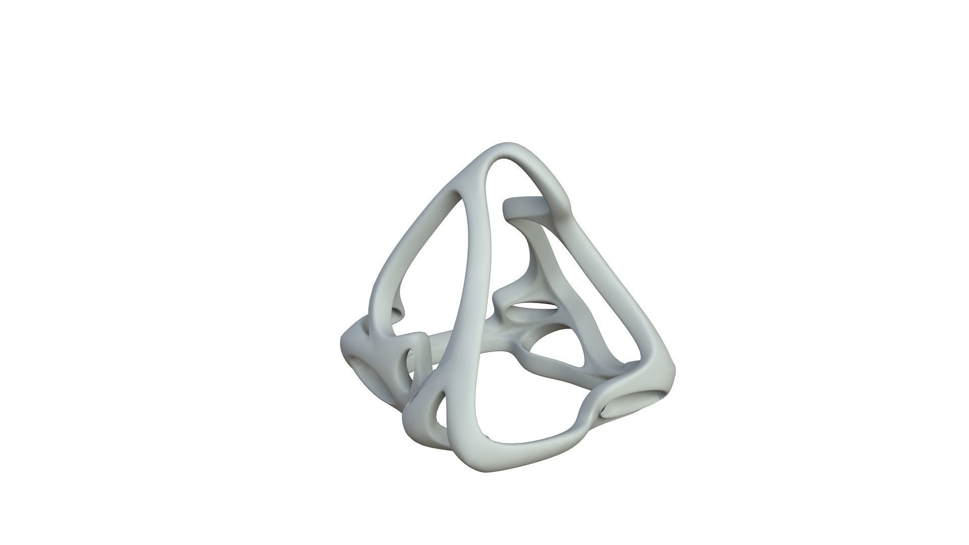 SciFi Cube Object No 61939 Low Poly Shape Low-poly 3D model_3