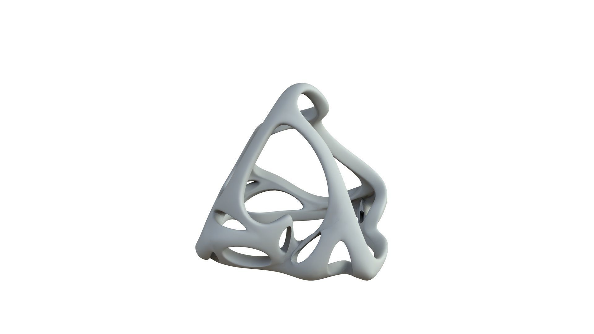 SciFi Cube Object No 61939 Low Poly Shape Low-poly 3D model_5