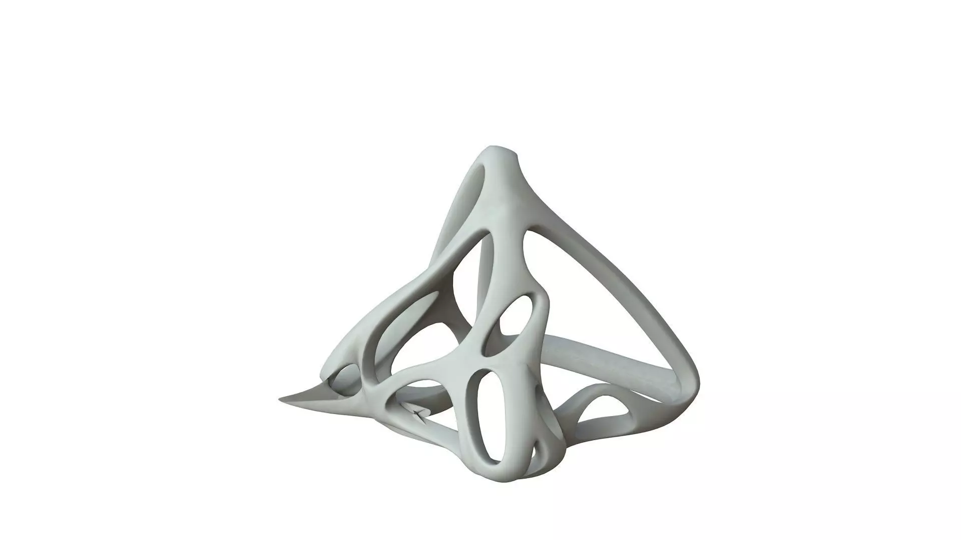 SciFi Cube Object No 61618 Low Poly Shape Low-poly 3D model_0