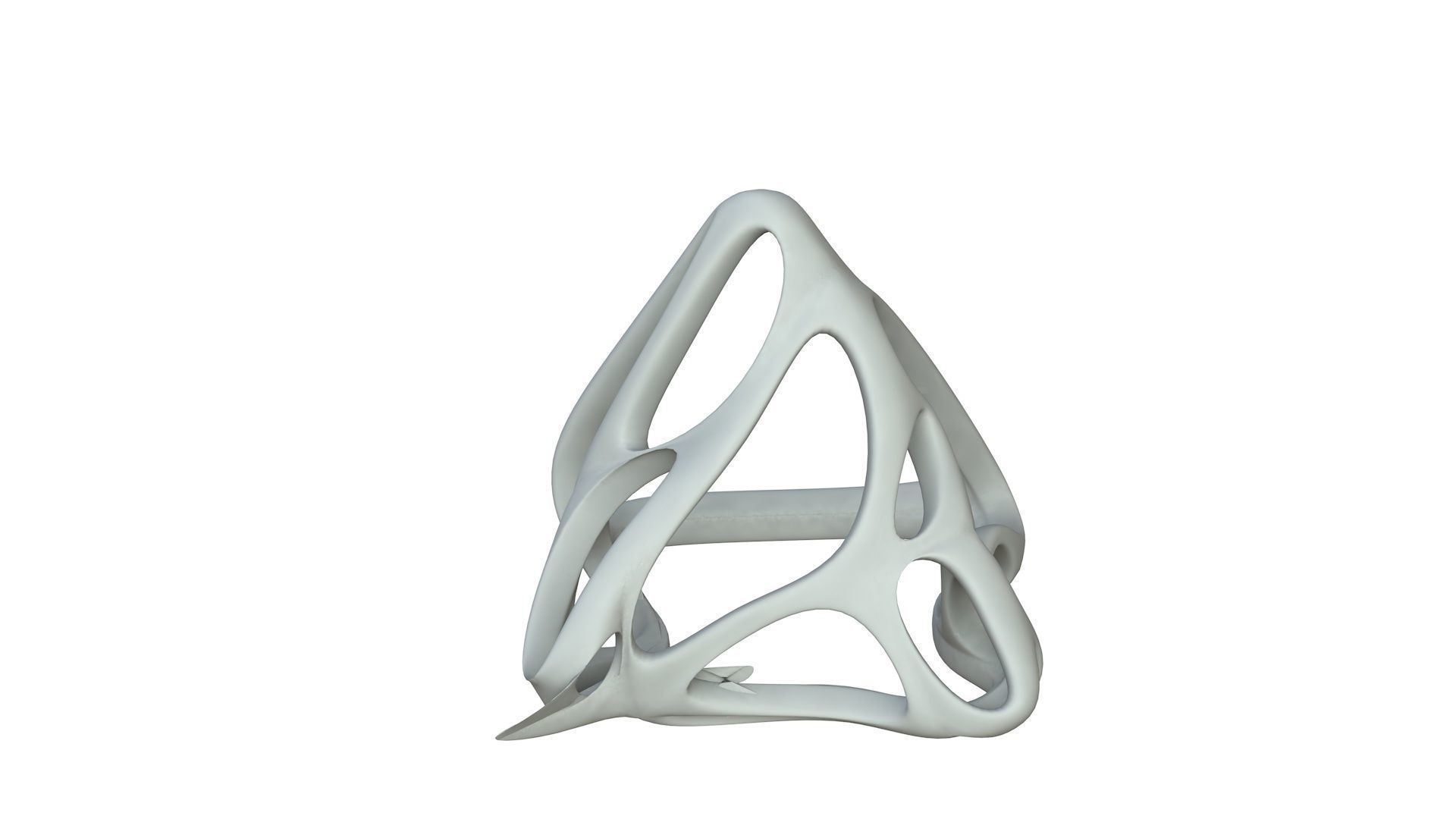 SciFi Cube Object No 61618 Low Poly Shape Low-poly 3D model_2