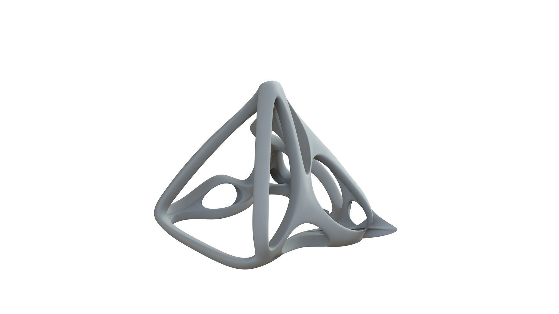 SciFi Cube Object No 61618 Low Poly Shape Low-poly 3D model_8