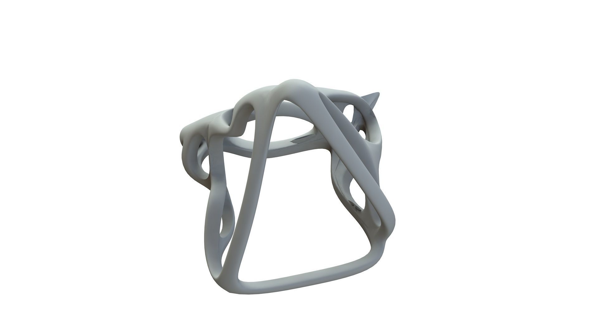 SciFi Cube Object No 61618 Low Poly Shape Low-poly 3D model_17