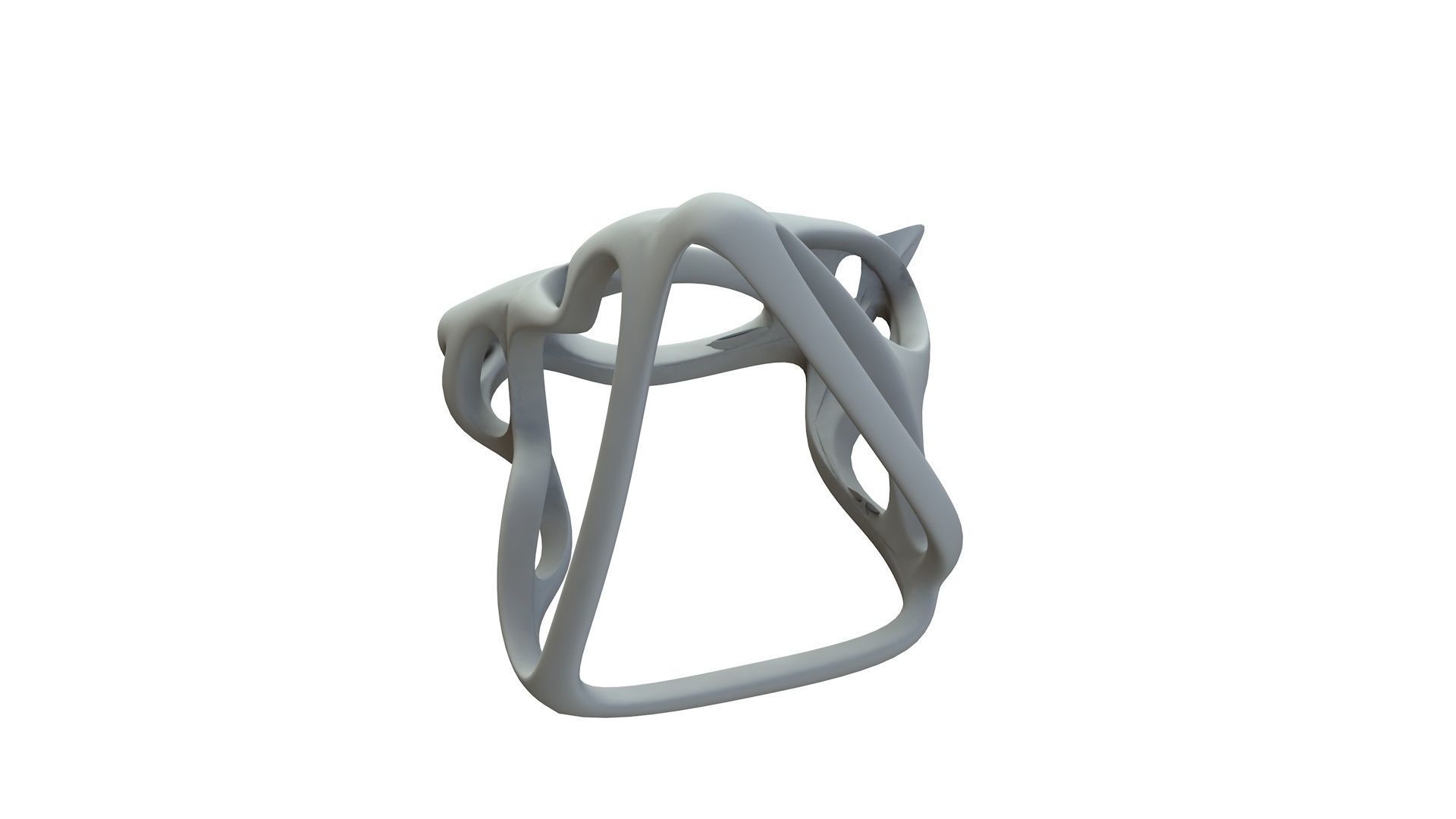 SciFi Cube Object No 61618 Low Poly Shape Low-poly 3D model_16