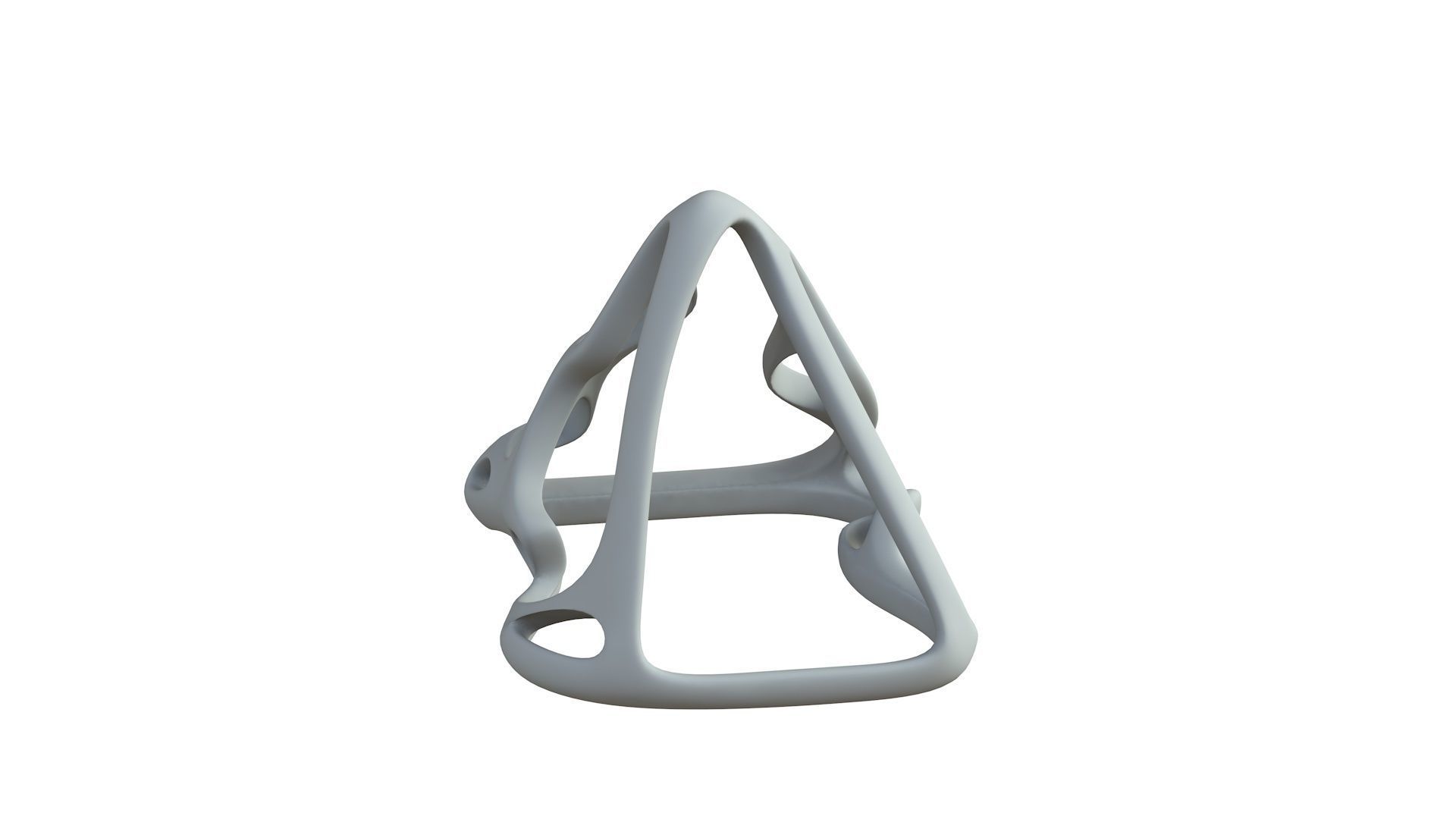 SciFi Cube Object No 61531 Low Poly Shape Low-poly 3D model_6