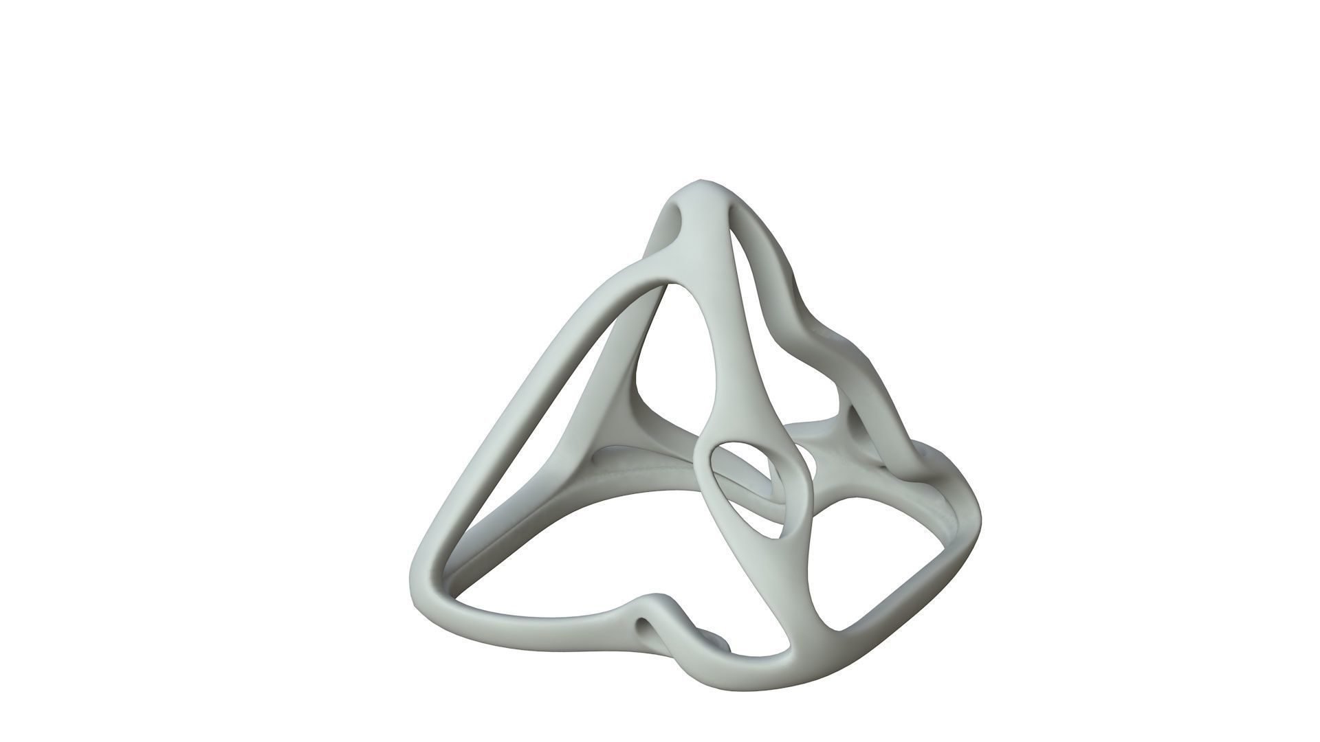 SciFi Cube Object No 61531 Low Poly Shape Low-poly 3D model_1