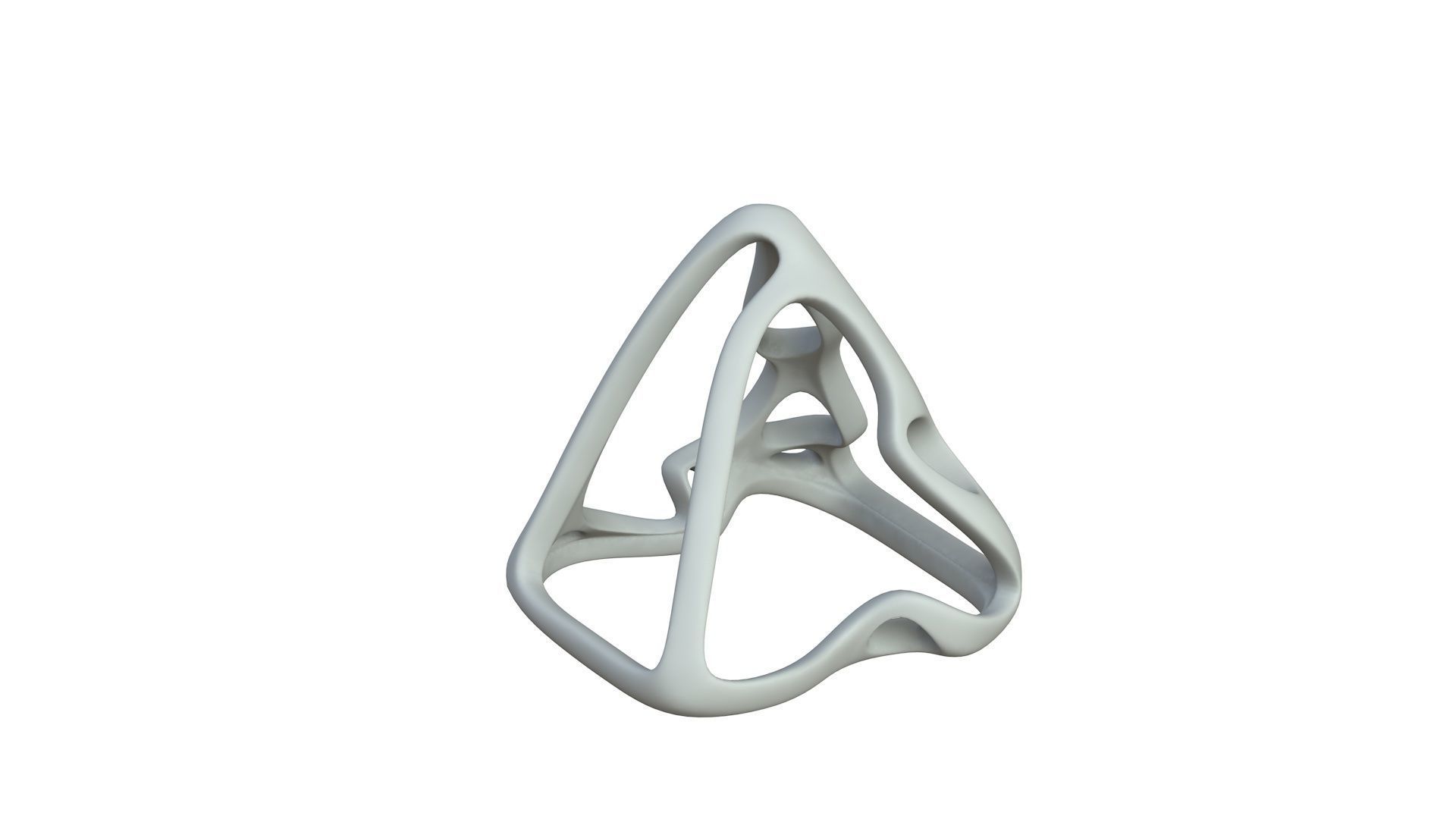 SciFi Cube Object No 61531 Low Poly Shape Low-poly 3D model_3