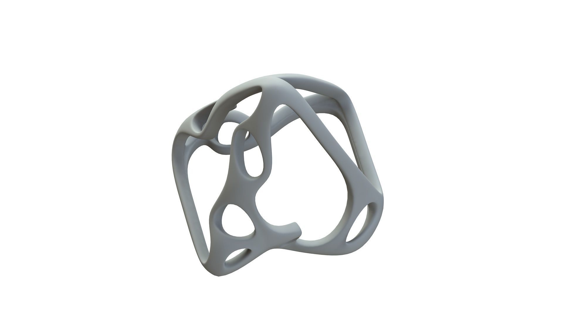 SciFi Cube Object No 61531 Low Poly Shape Low-poly 3D model_17