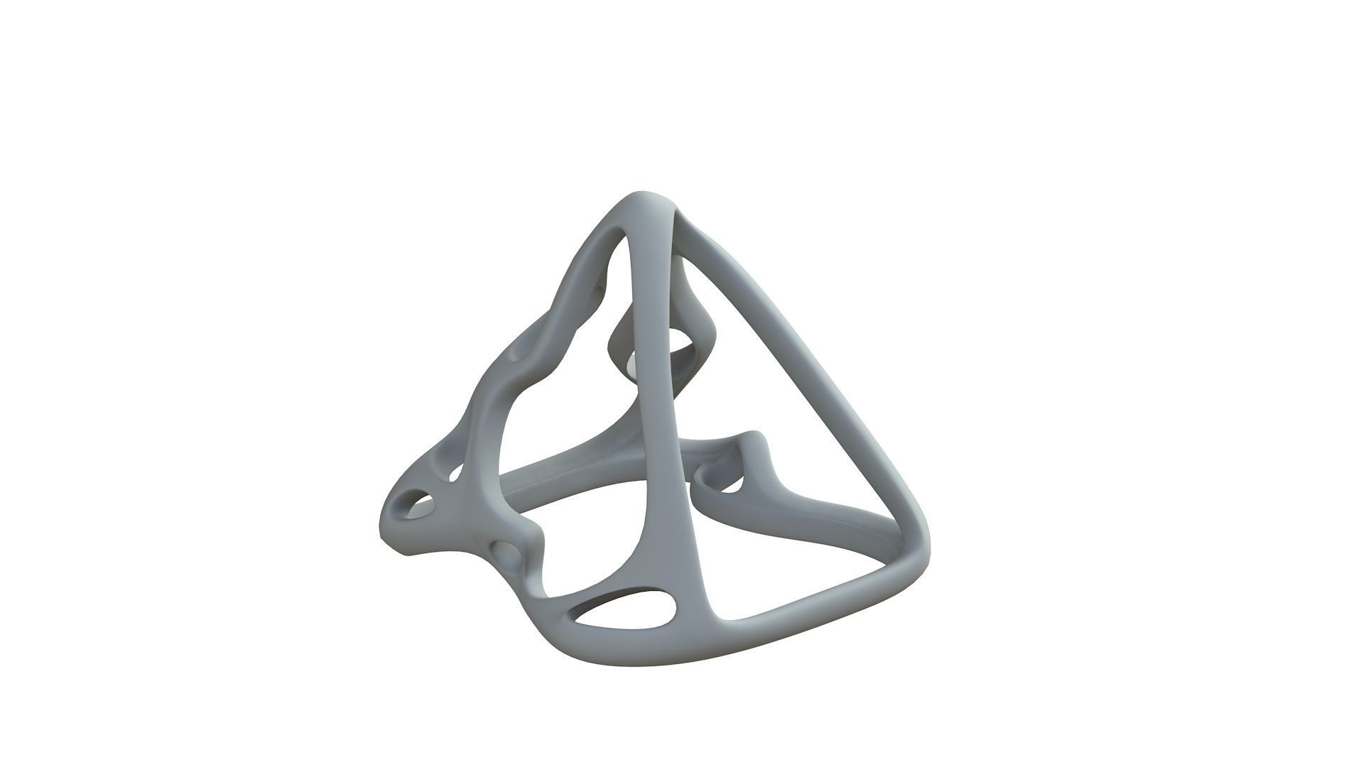 SciFi Cube Object No 61531 Low Poly Shape Low-poly 3D model_8