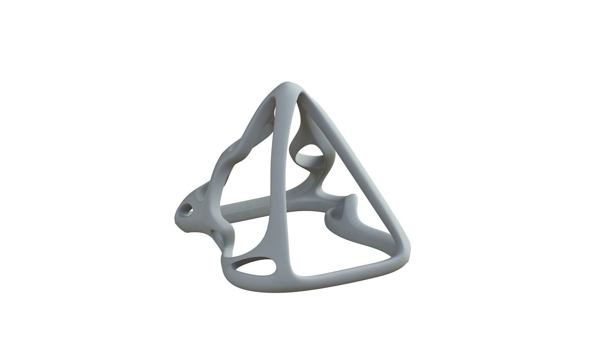 SciFi Cube Object No 61531 Low Poly Shape Low-poly 3D model_7