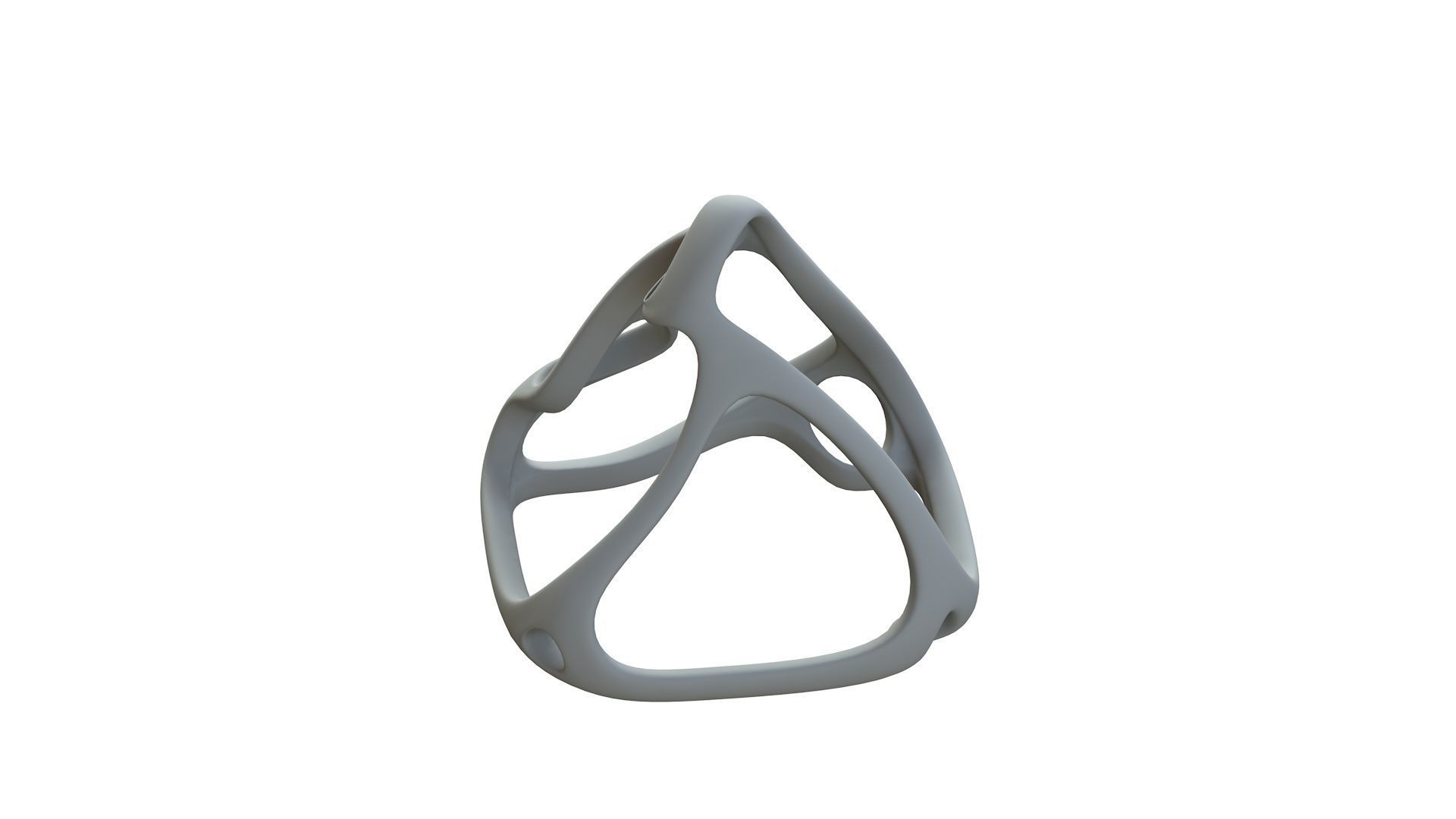 SciFi Cube Object No 61436 Low Poly Shape Low-poly 3D model_13