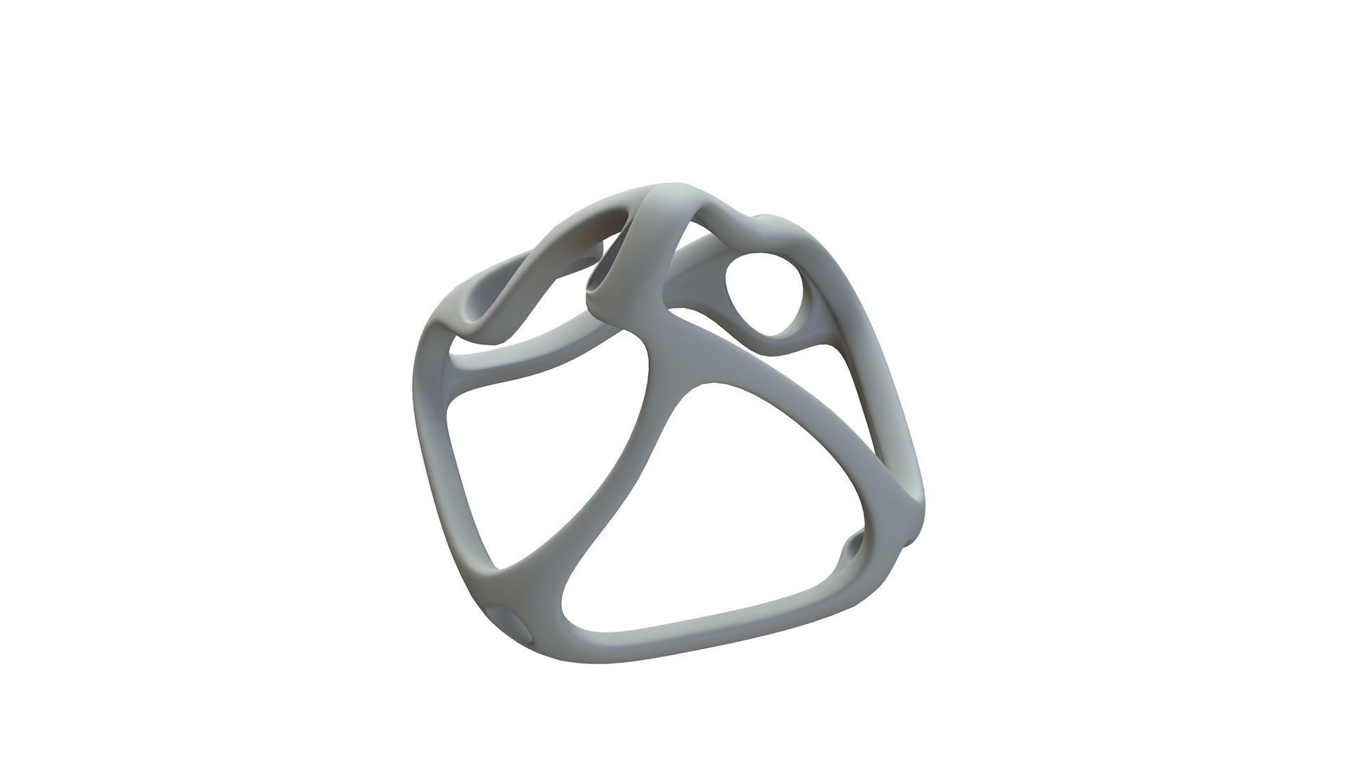 SciFi Cube Object No 61436 Low Poly Shape Low-poly 3D model_15