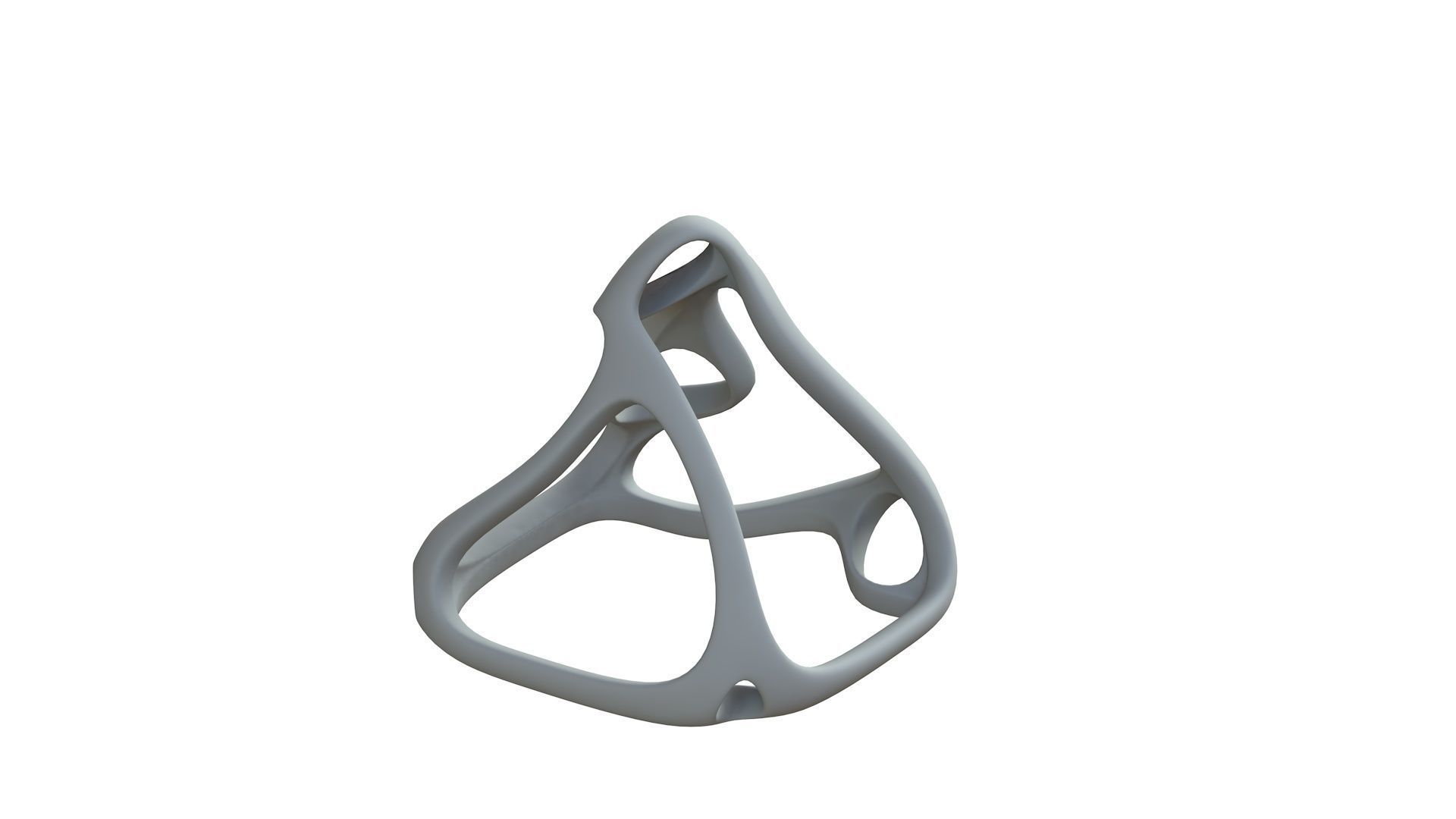 SciFi Cube Object No 61436 Low Poly Shape Low-poly 3D model_9