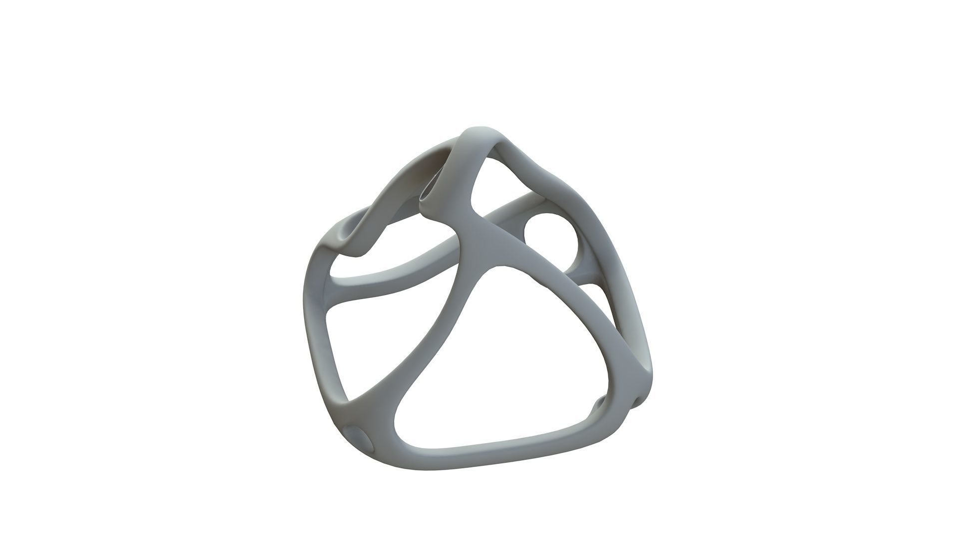 SciFi Cube Object No 61436 Low Poly Shape Low-poly 3D model_14