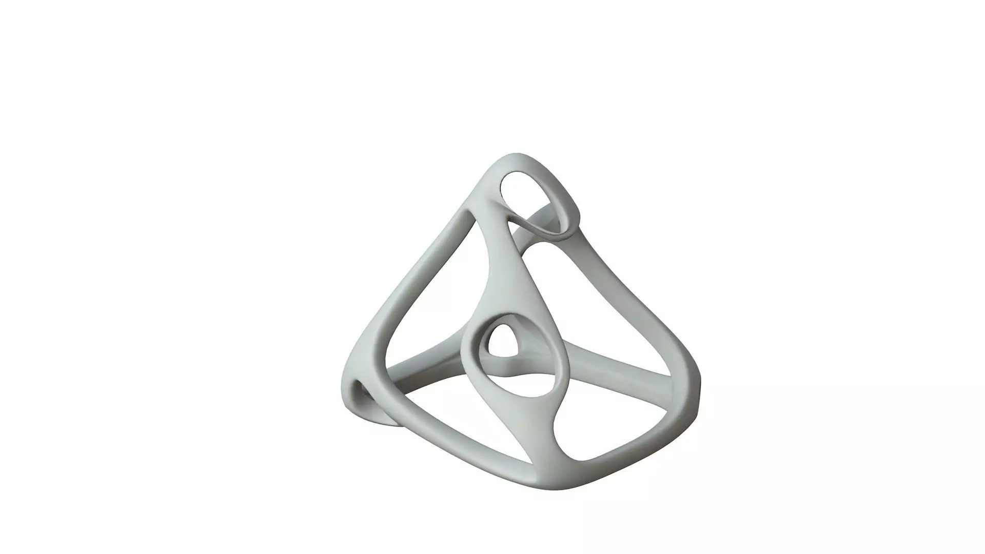 SciFi Cube Object No 61436 Low Poly Shape Low-poly 3D model_0