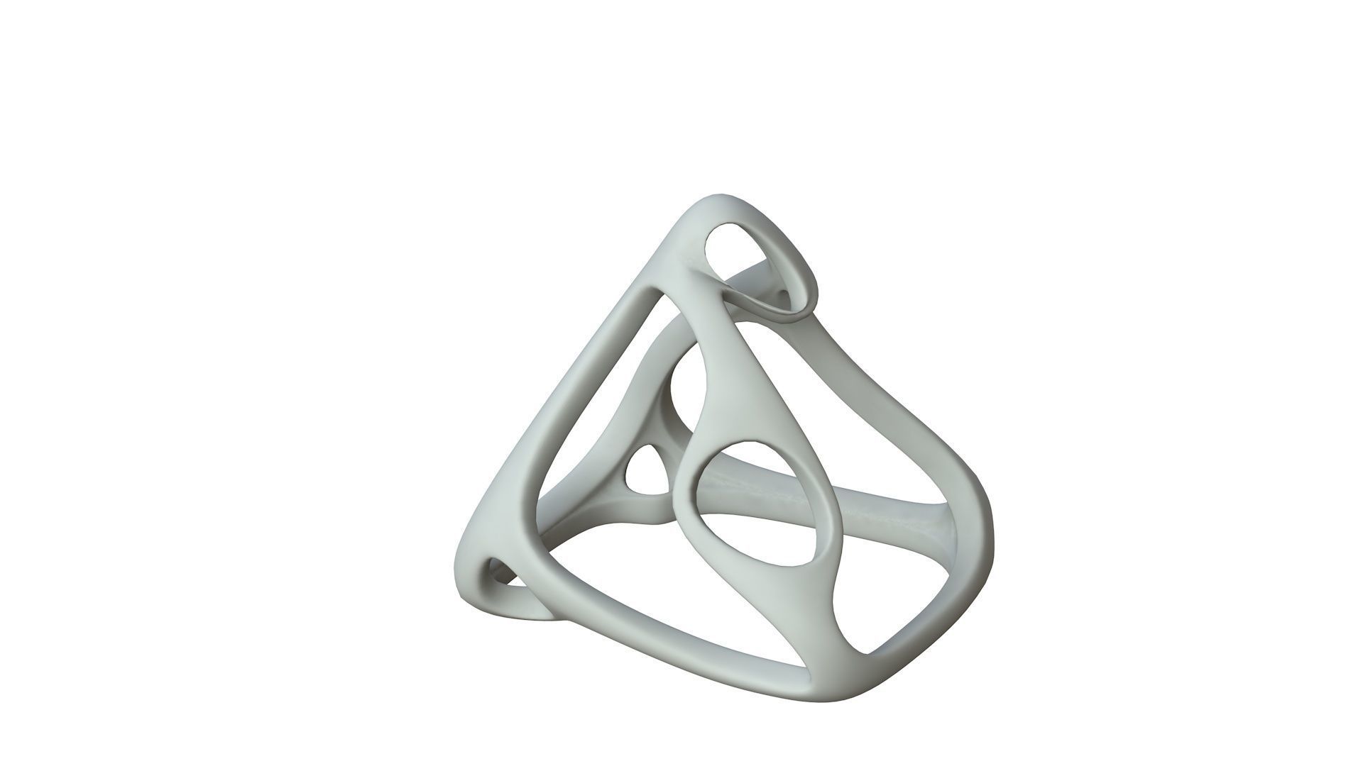 SciFi Cube Object No 61436 Low Poly Shape Low-poly 3D model_1