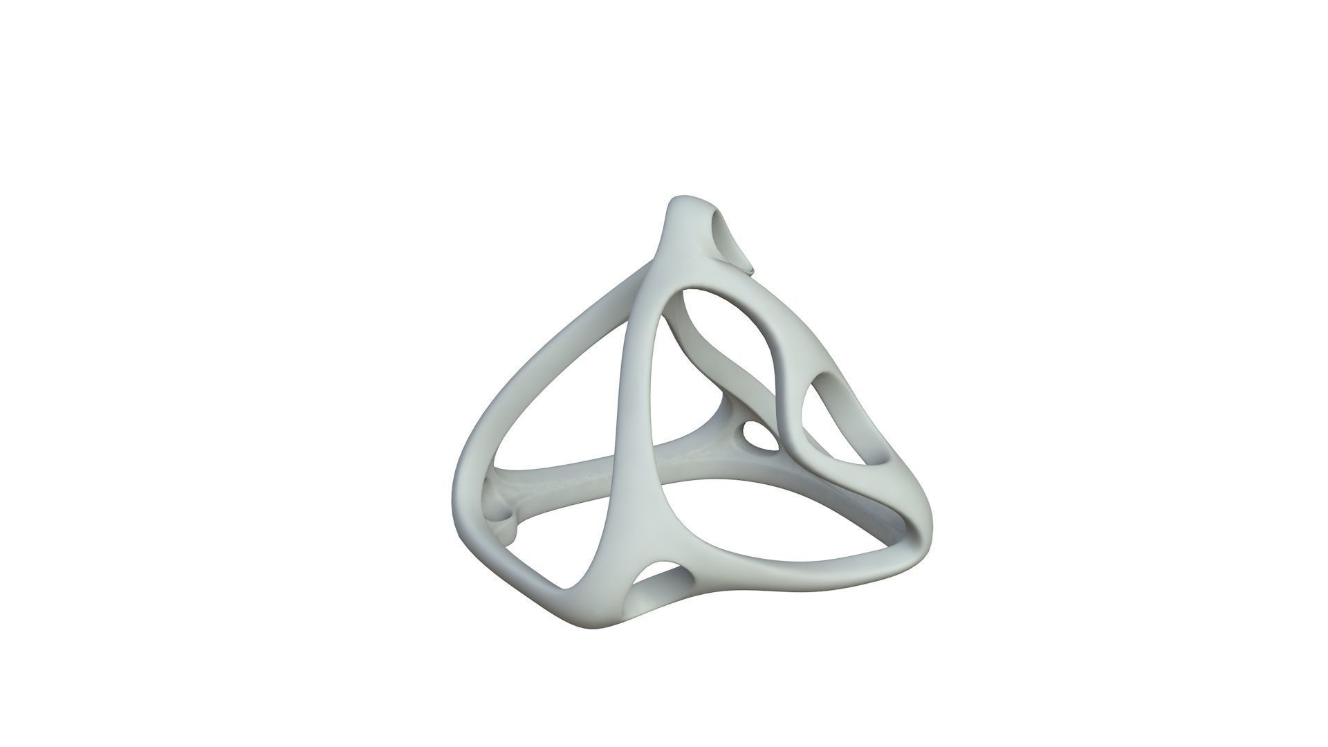 SciFi Cube Object No 61436 Low Poly Shape Low-poly 3D model_3