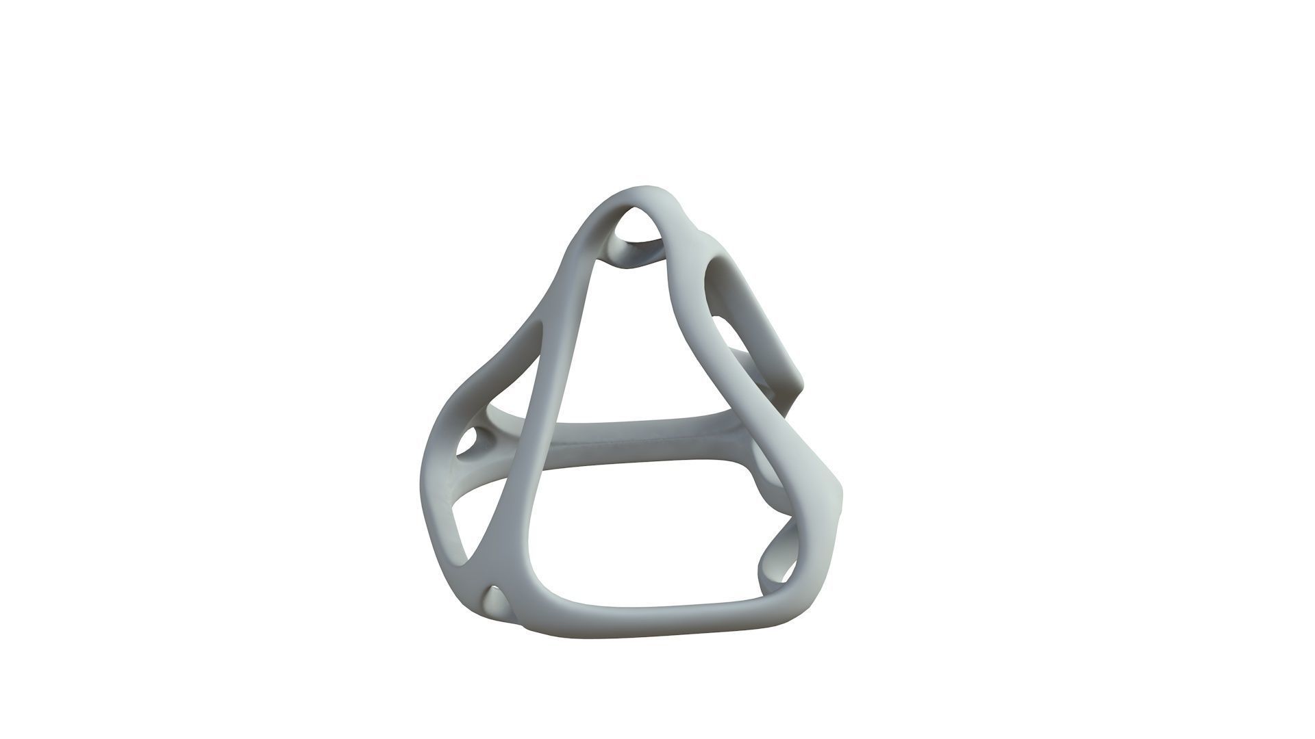 SciFi Cube Object No 61436 Low Poly Shape Low-poly 3D model_6