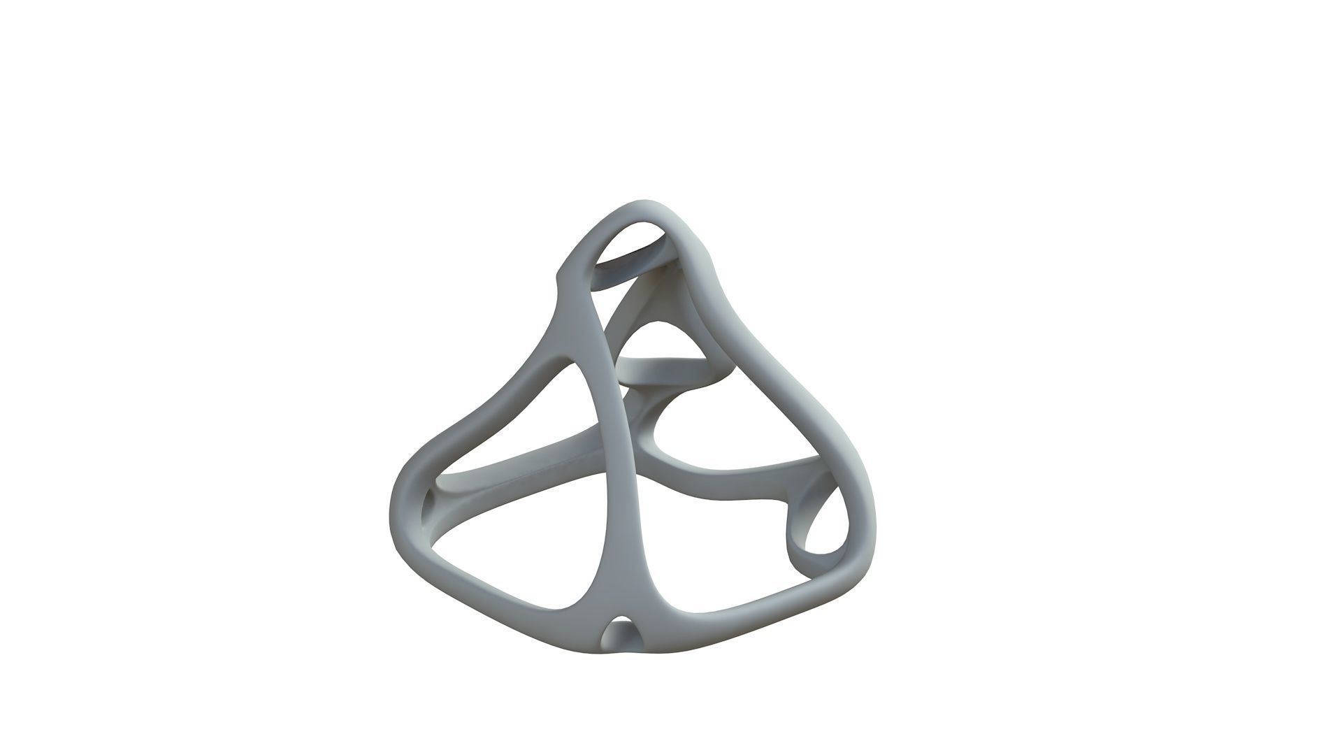 SciFi Cube Object No 61436 Low Poly Shape Low-poly 3D model_8