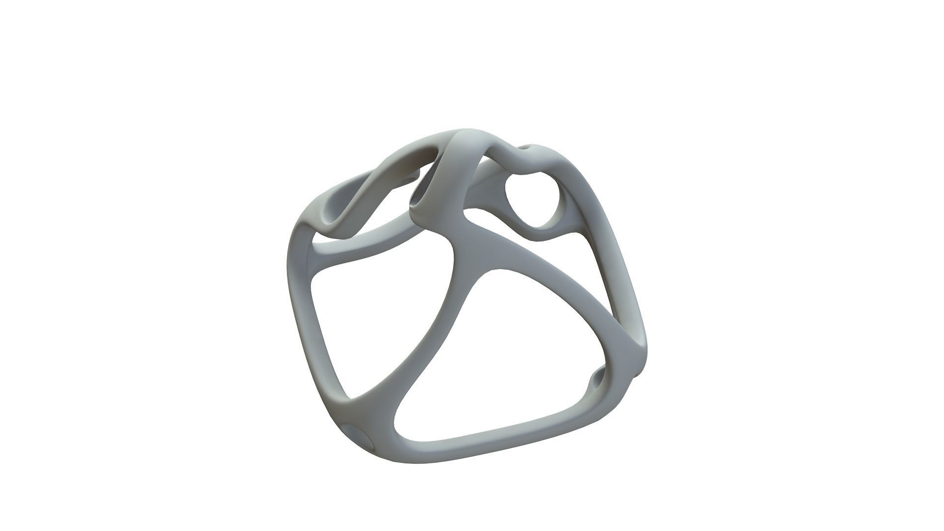 SciFi Cube Object No 61436 Low Poly Shape Low-poly 3D model_16