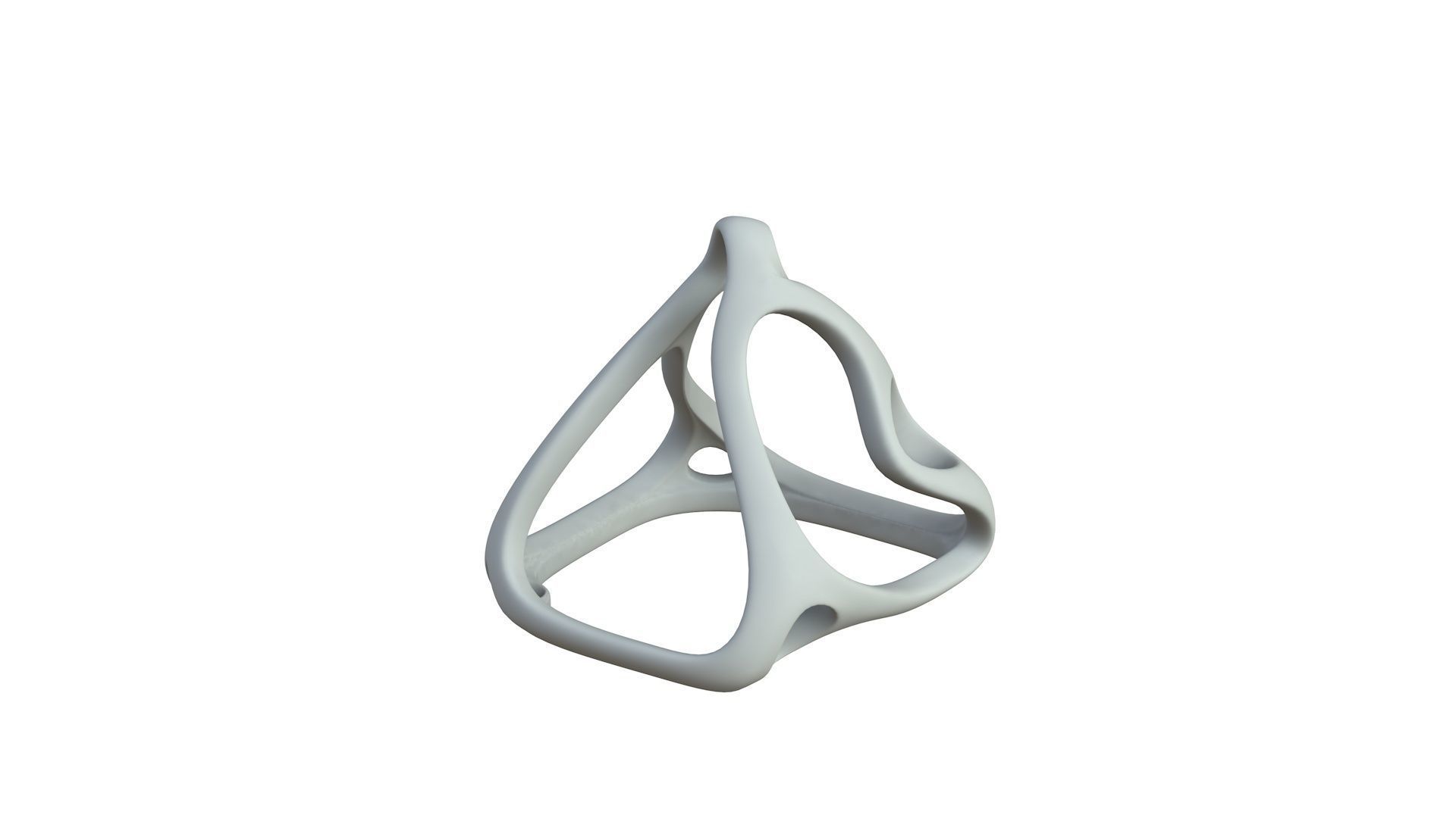 SciFi Cube Object No 61436 Low Poly Shape Low-poly 3D model_4