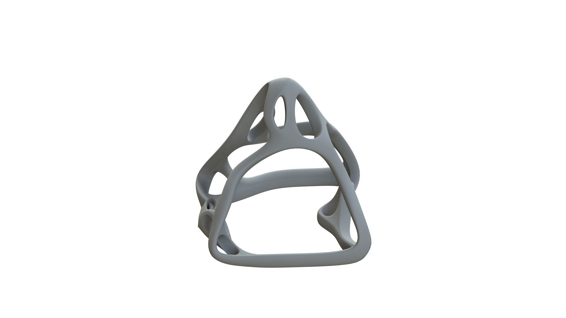 SciFi Cube Object No 61432 Low Poly Shape Low-poly 3D model_12