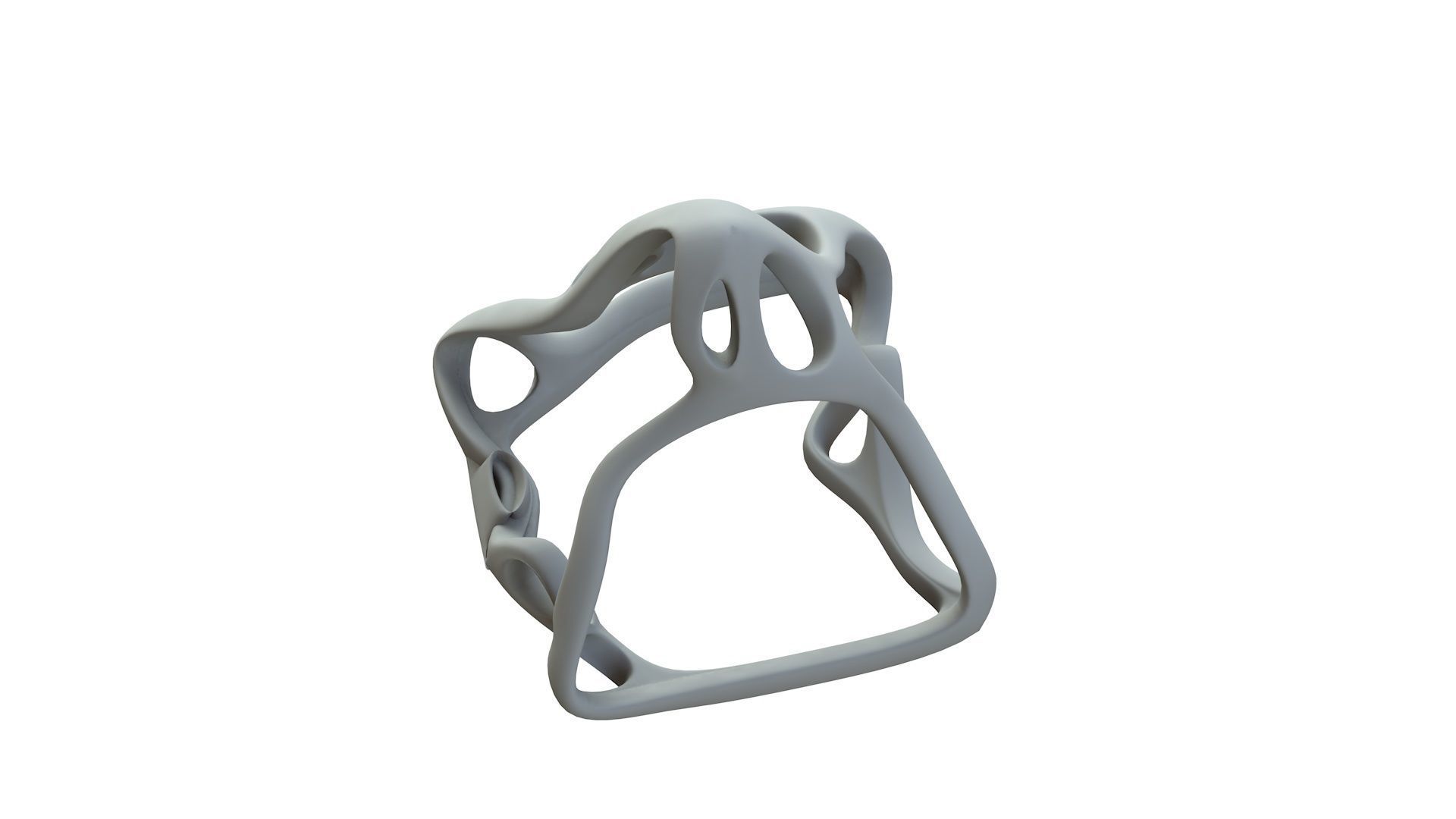 SciFi Cube Object No 61432 Low Poly Shape Low-poly 3D model_16