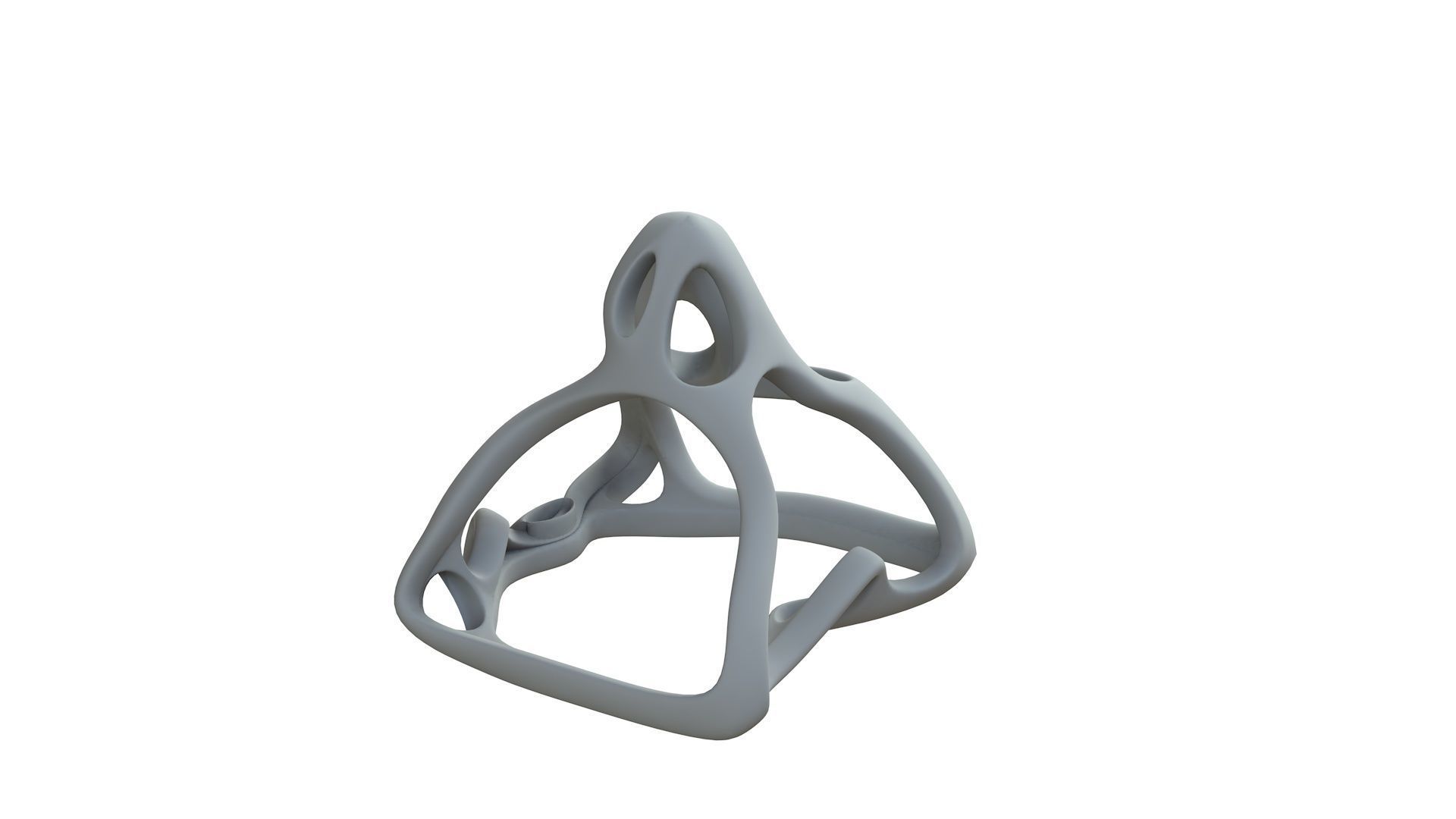 SciFi Cube Object No 61432 Low Poly Shape Low-poly 3D model_9