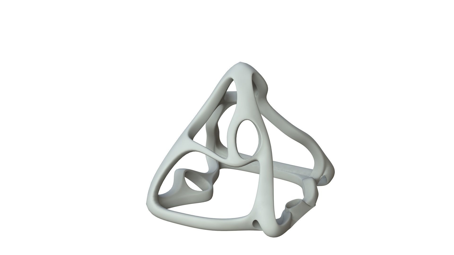 SciFi Cube Object No 61432 Low Poly Shape Low-poly 3D model_1