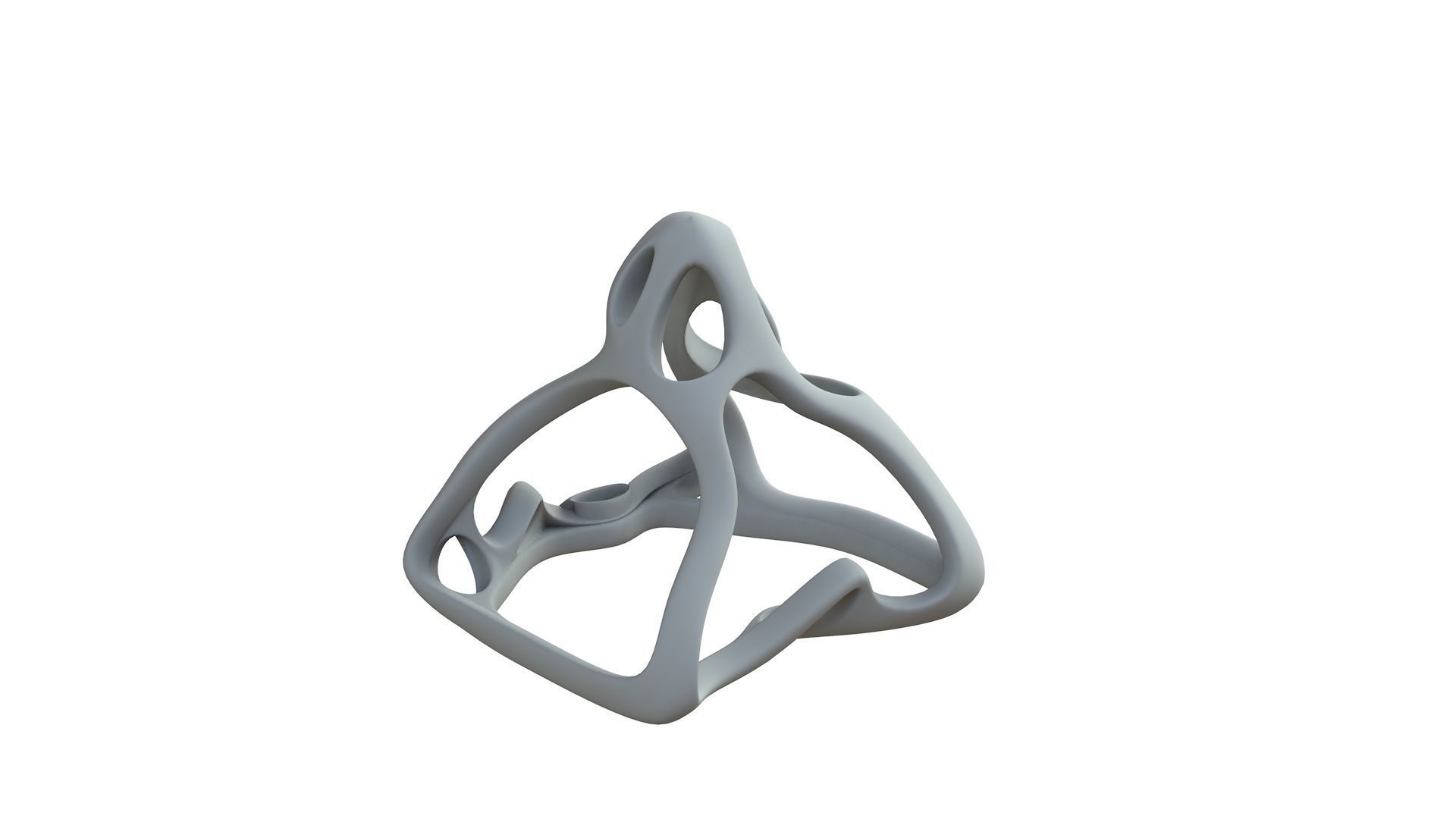 SciFi Cube Object No 61432 Low Poly Shape Low-poly 3D model_8