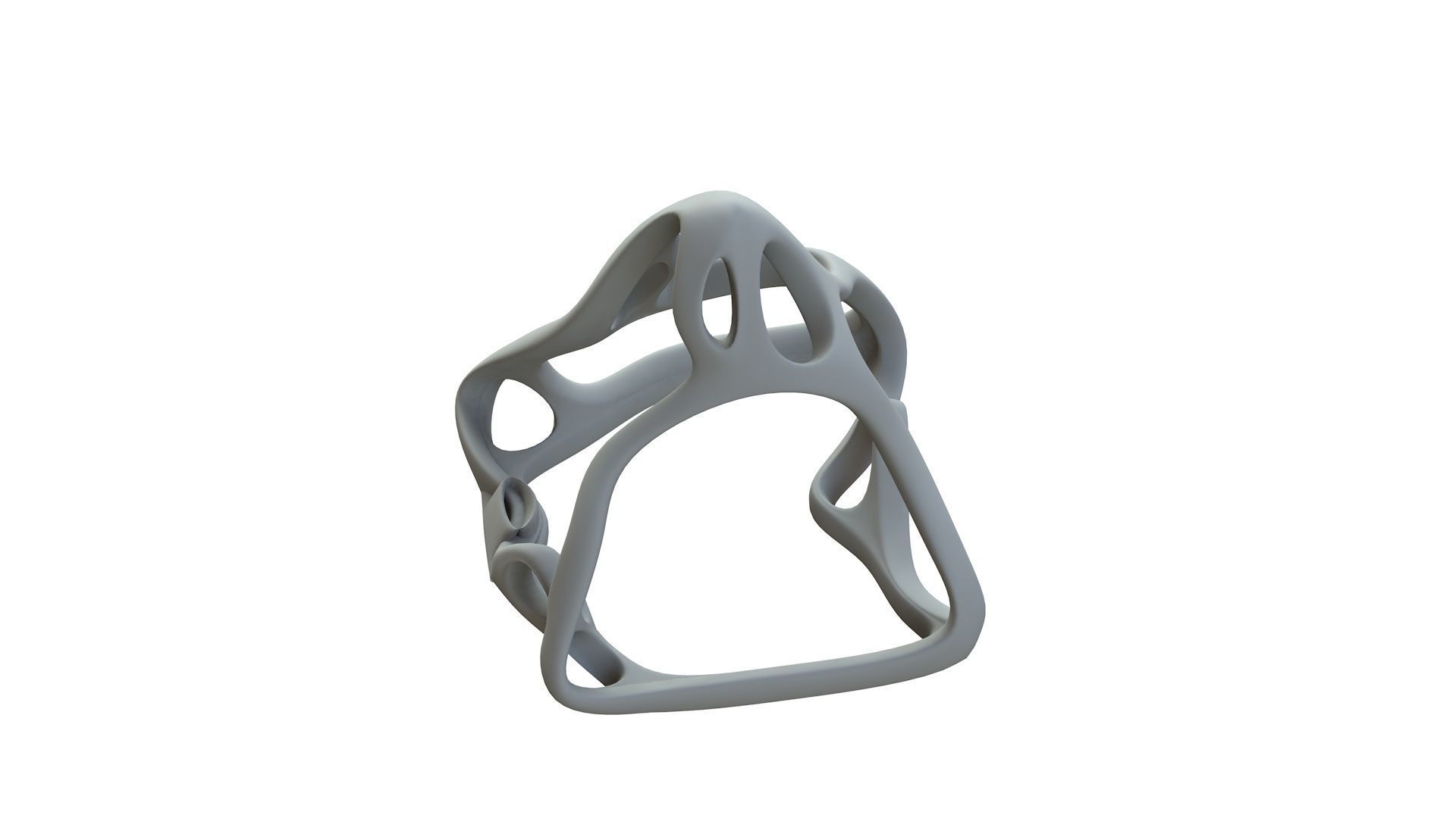 SciFi Cube Object No 61432 Low Poly Shape Low-poly 3D model_14