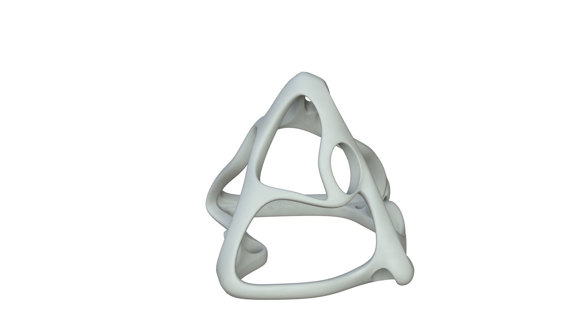 SciFi Cube Object No 61432 Low Poly Shape Low-poly 3D model_2