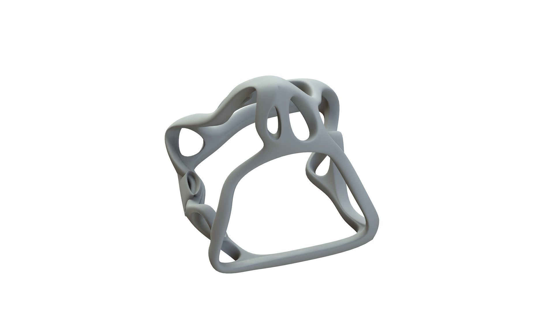 SciFi Cube Object No 61432 Low Poly Shape Low-poly 3D model_17