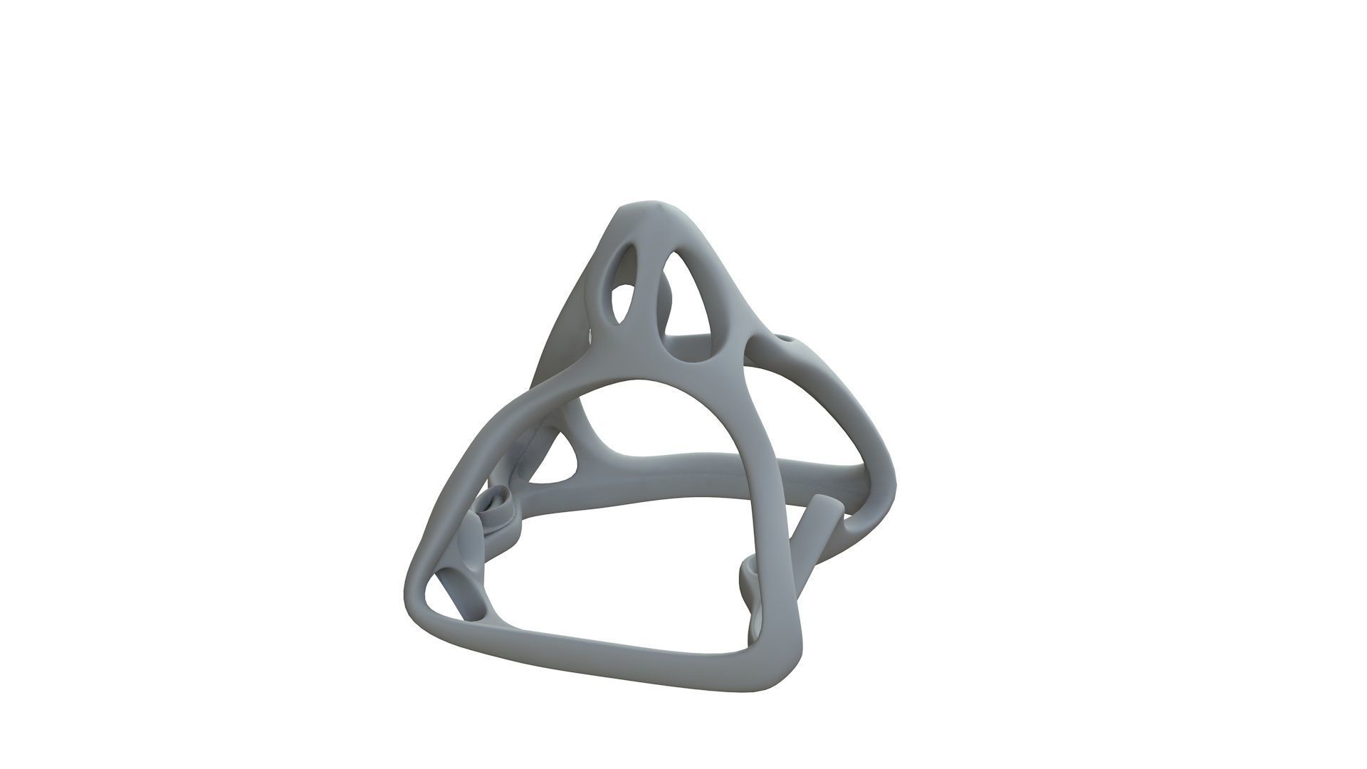 SciFi Cube Object No 61432 Low Poly Shape Low-poly 3D model_10