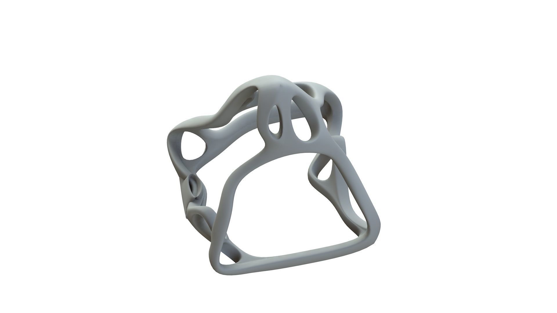 SciFi Cube Object No 61432 Low Poly Shape Low-poly 3D model_15