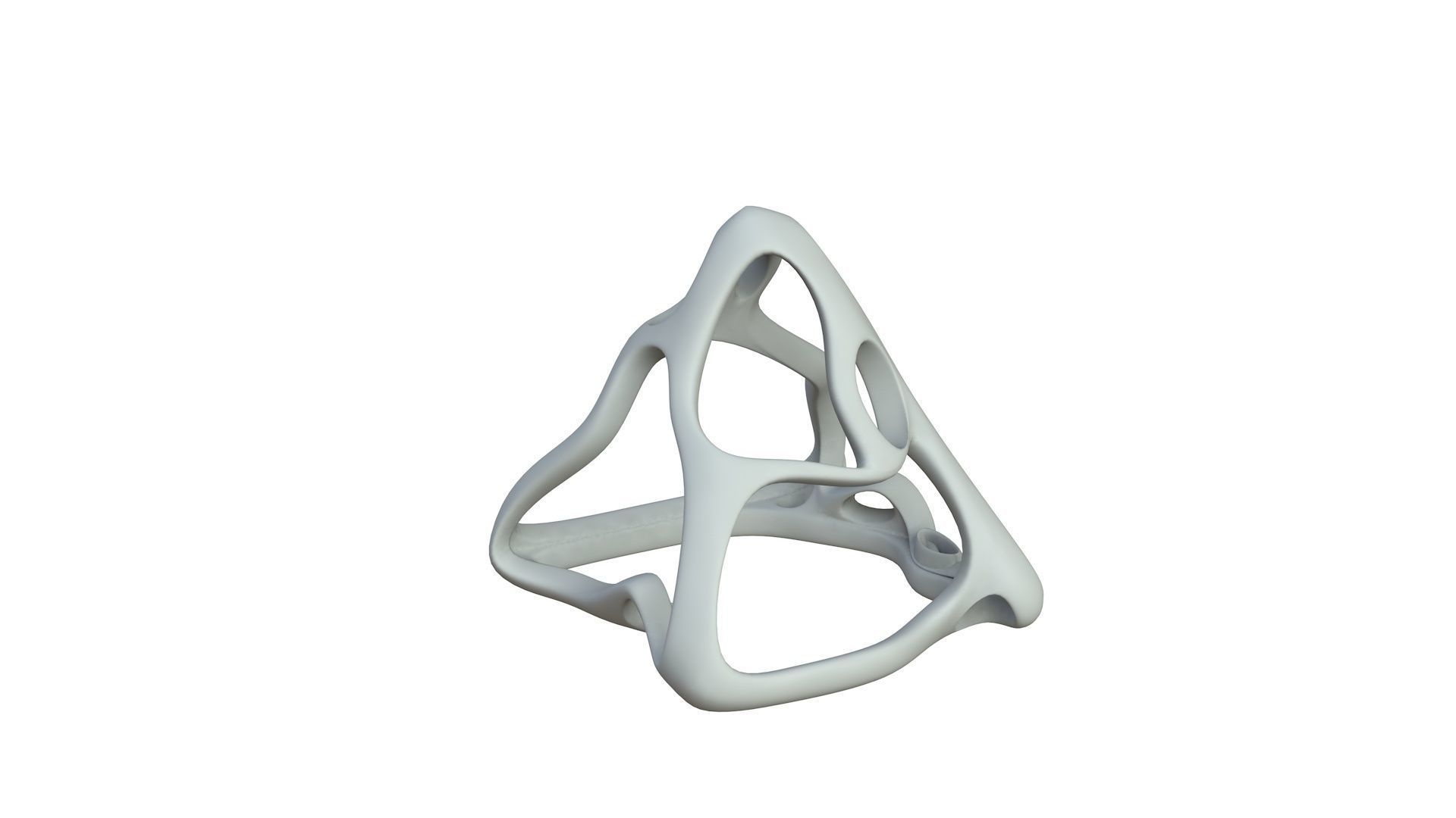 SciFi Cube Object No 61432 Low Poly Shape Low-poly 3D model_3