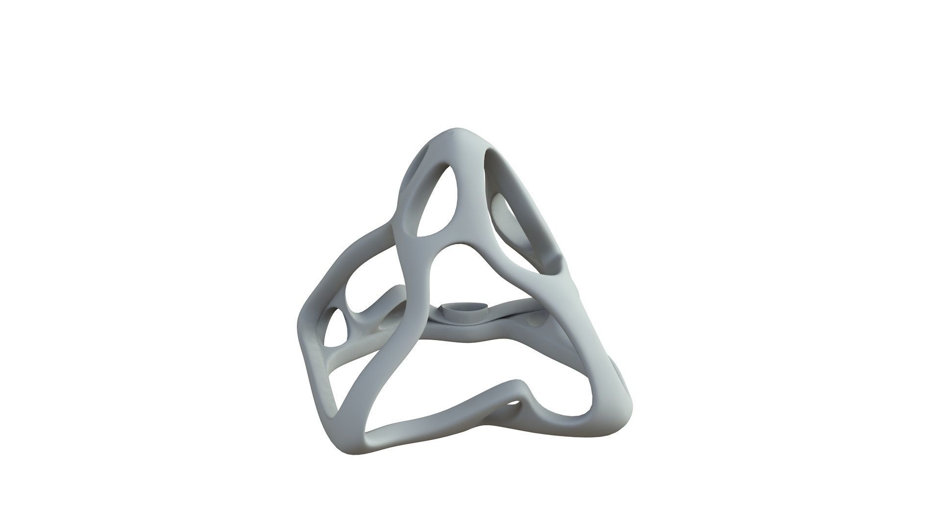 SciFi Cube Object No 61432 Low Poly Shape Low-poly 3D model_6