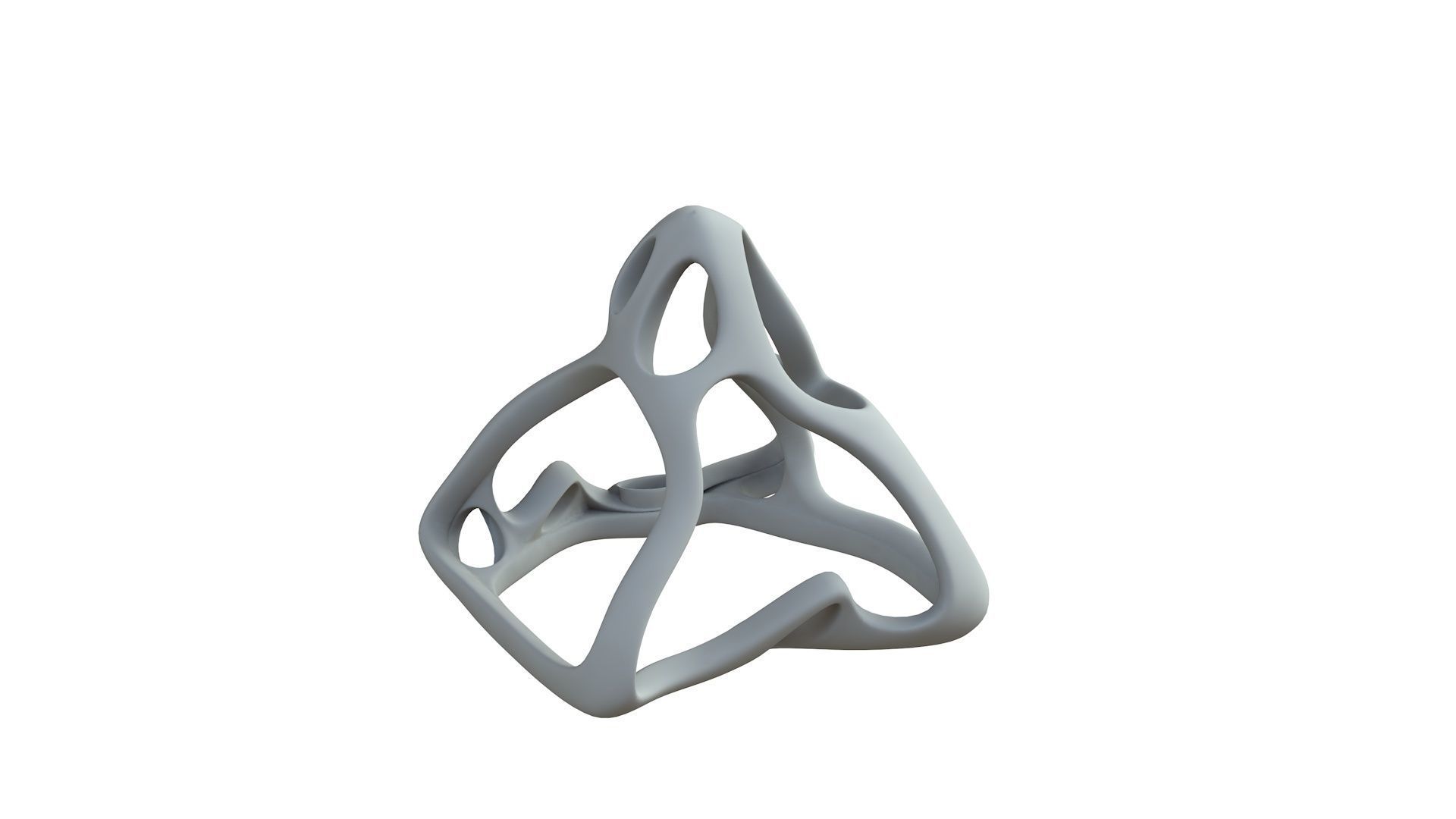 SciFi Cube Object No 61432 Low Poly Shape Low-poly 3D model_7