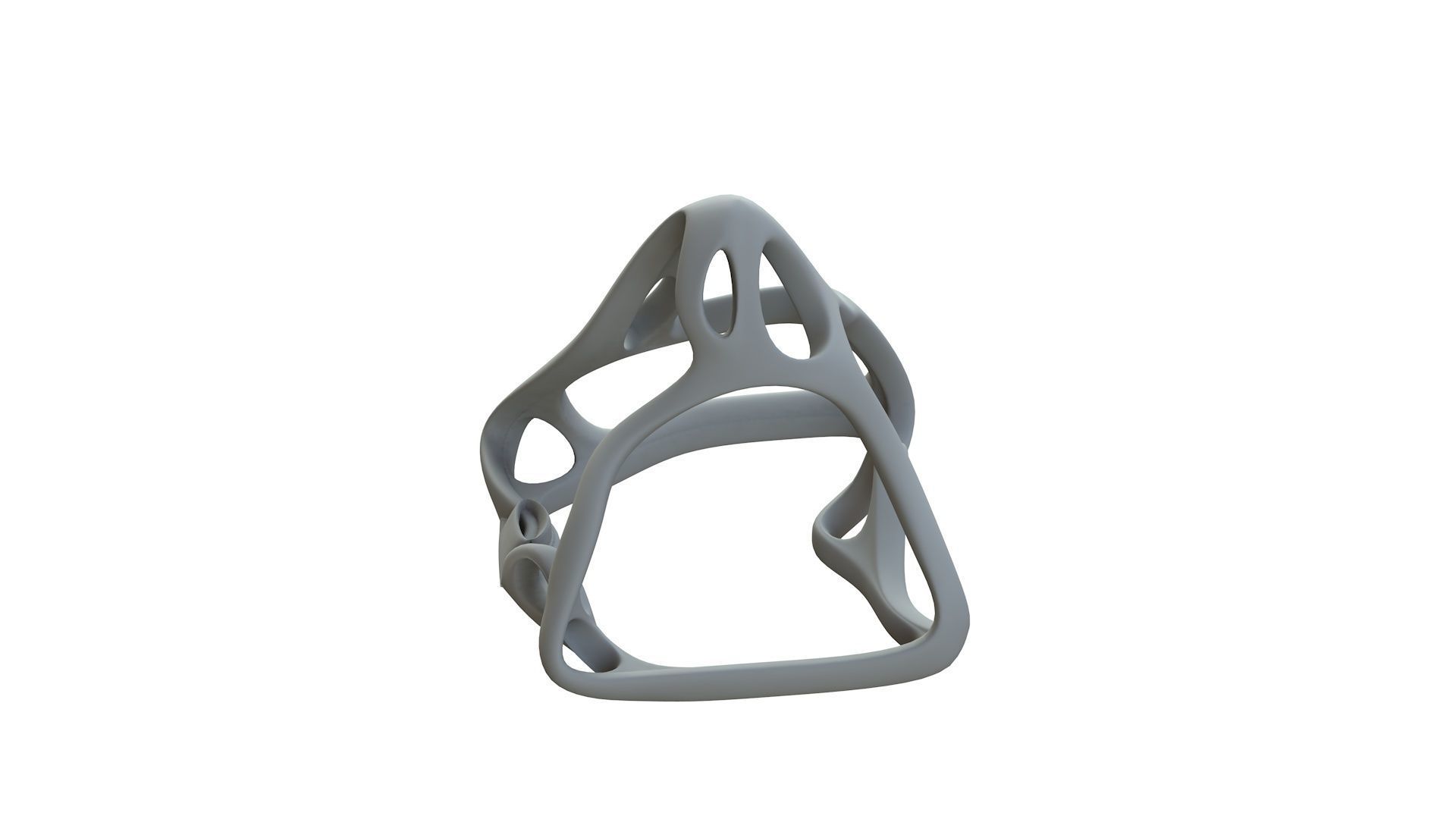 SciFi Cube Object No 61432 Low Poly Shape Low-poly 3D model_13