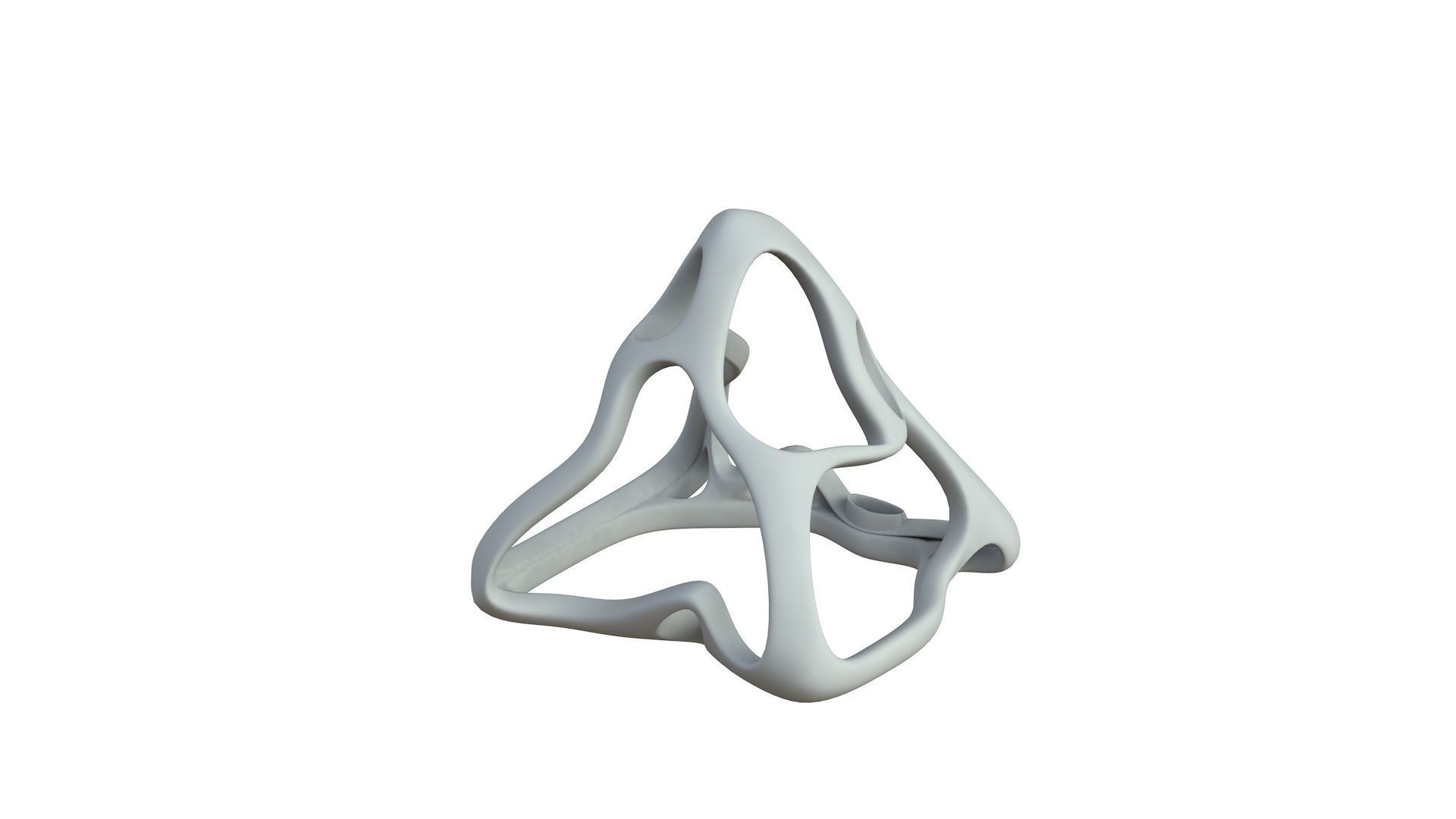 SciFi Cube Object No 61432 Low Poly Shape Low-poly 3D model_4