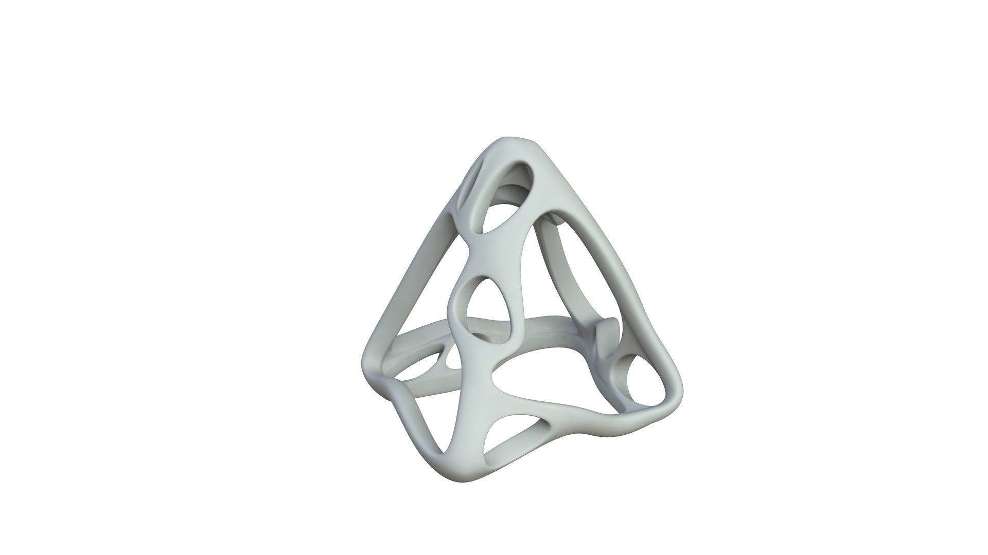 SciFi Cube Object No 61416 Low Poly Shape Low-poly 3D model_3