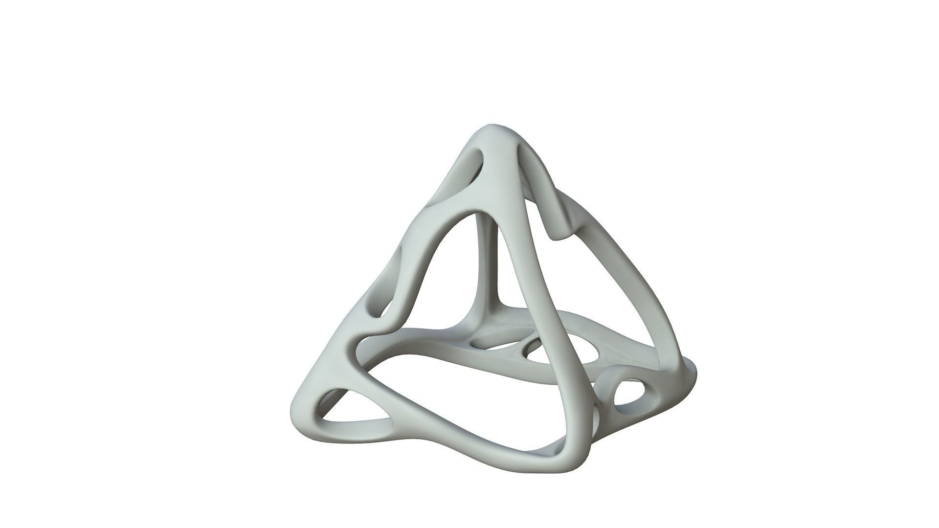 SciFi Cube Object No 61416 Low Poly Shape Low-poly 3D model_1